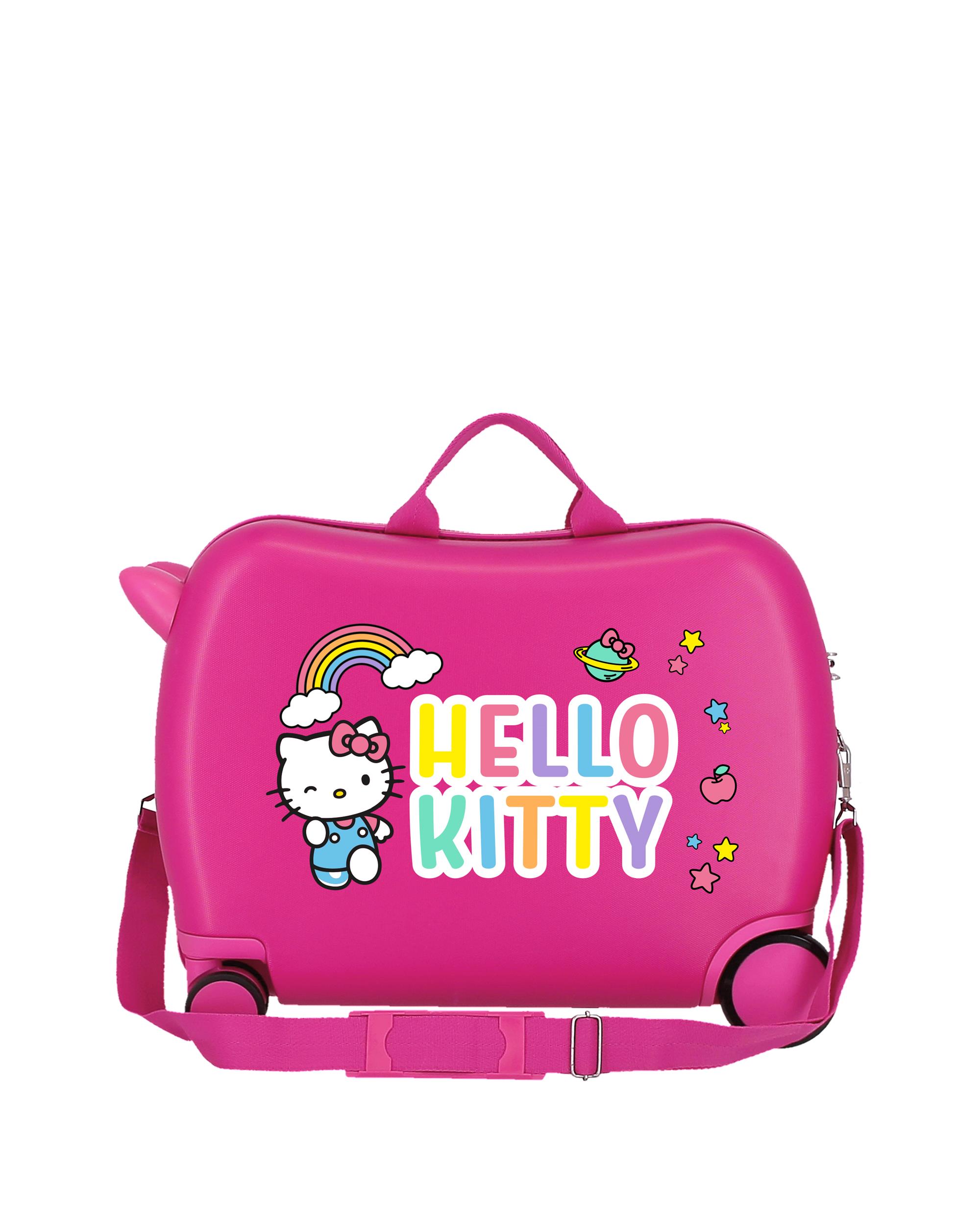 Mala de Cabine Hello Kitty You Are Cute Rígida com Capacidade de 34l Fúcsia-3