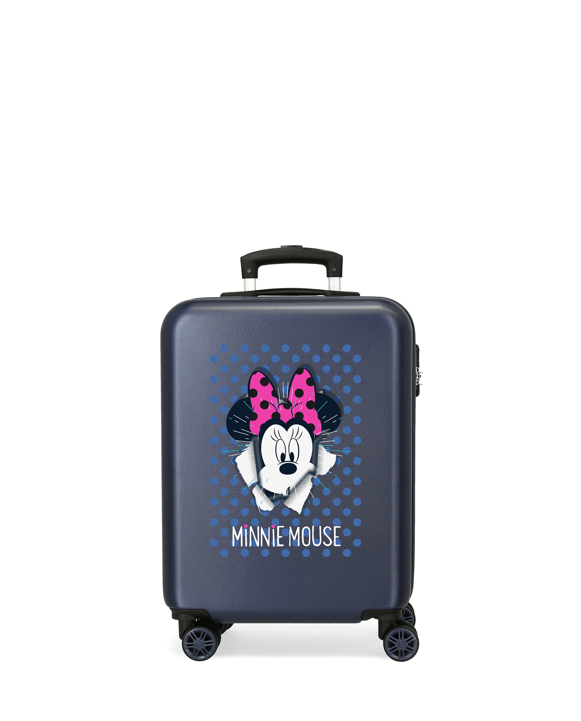 Mala de Cabine Infantil Minnie Rígida Sunny Day Rígida com Capacidade de 35l Azul-marinho-1