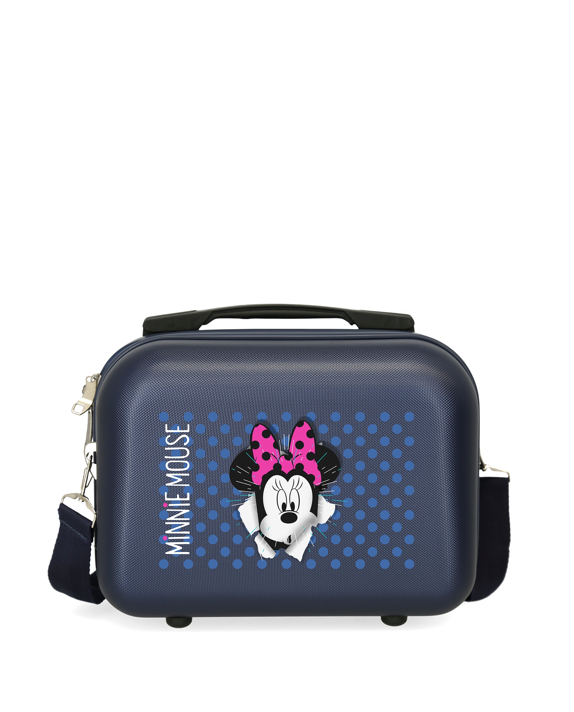 Necessaire Infantil Abs Minnie Sunny Day Rígido com Capacidade de 9l Azul-marinho-1