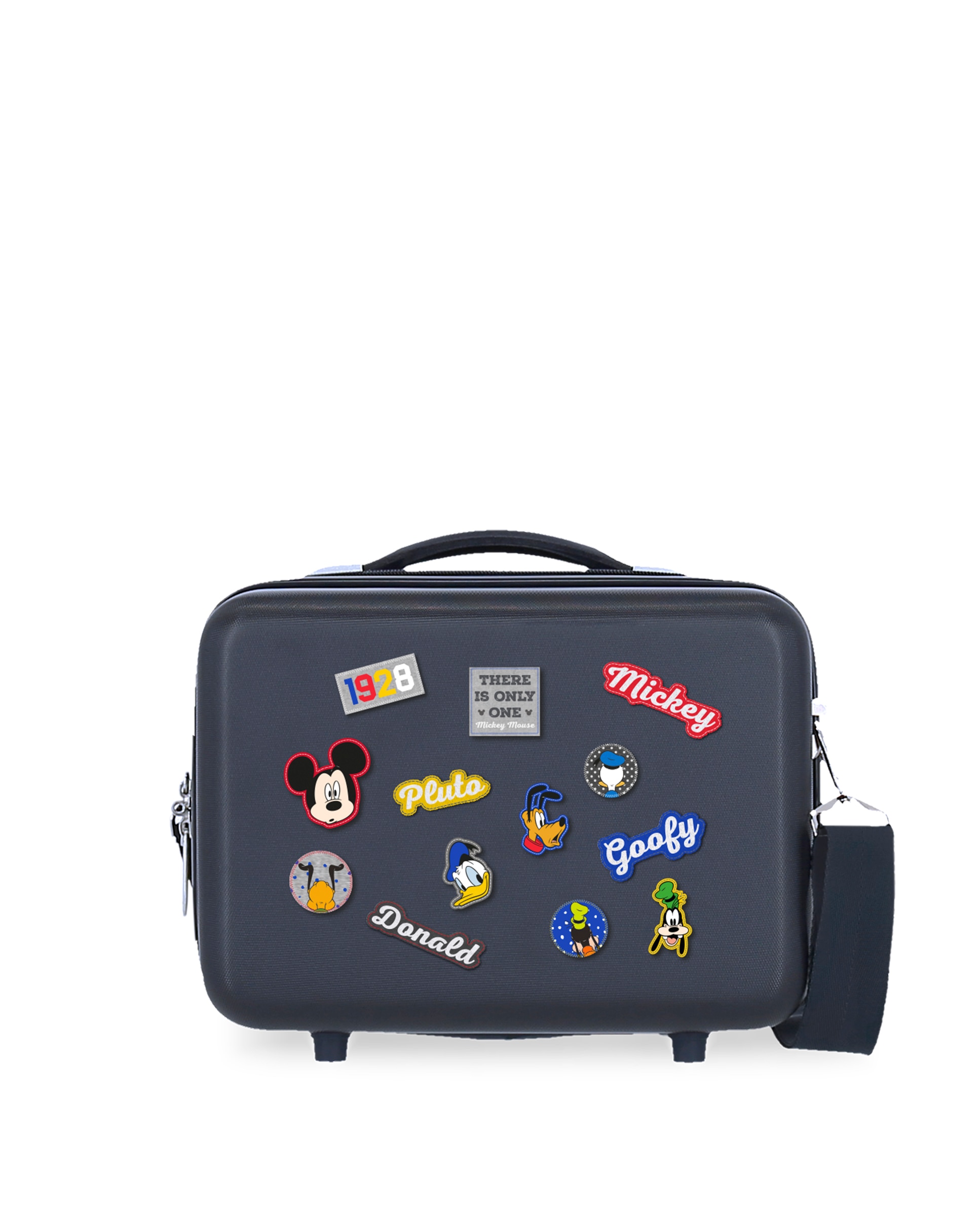 Necessaire Infantil Abs Mickey Personagens Rígido com Capacidade de 9l Azul-marinho-1