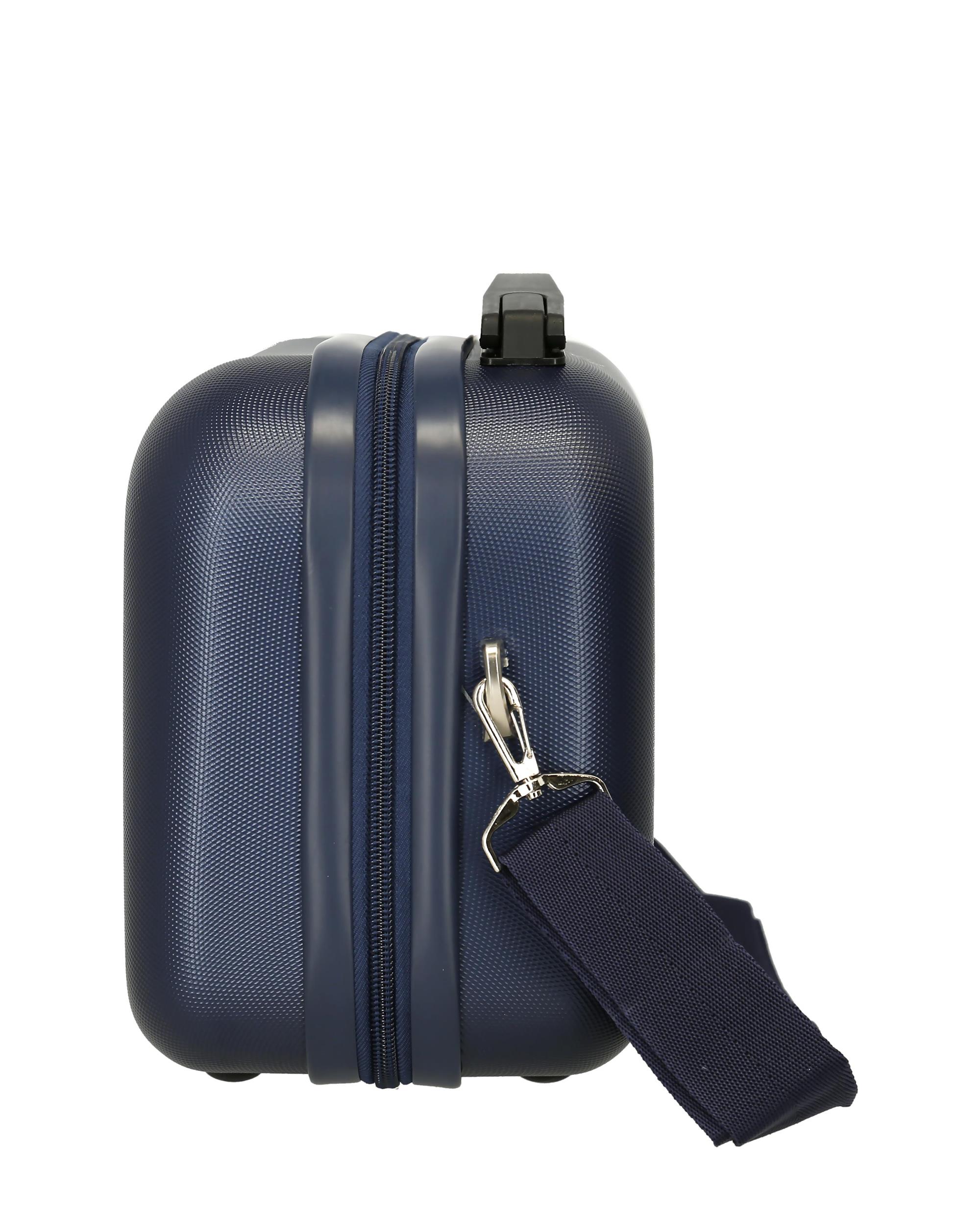 Necessaire Infantil Abs Mickey Personagens Rígido com Capacidade de 9l Azul-marinho-4
