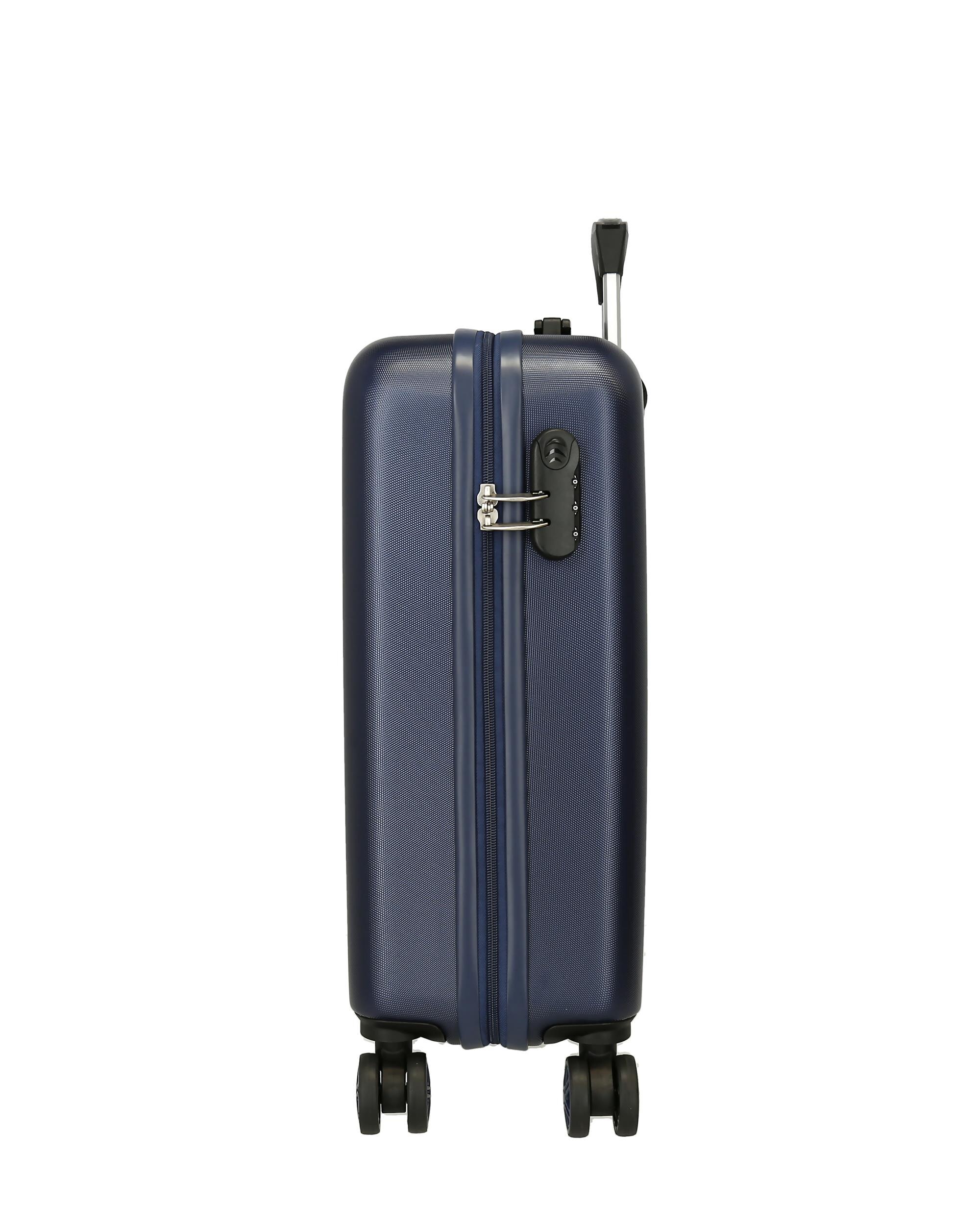 Mala de Cabine 55cm Marvel Action Marvel Abs com Capacidade de 41,8l Azul-2