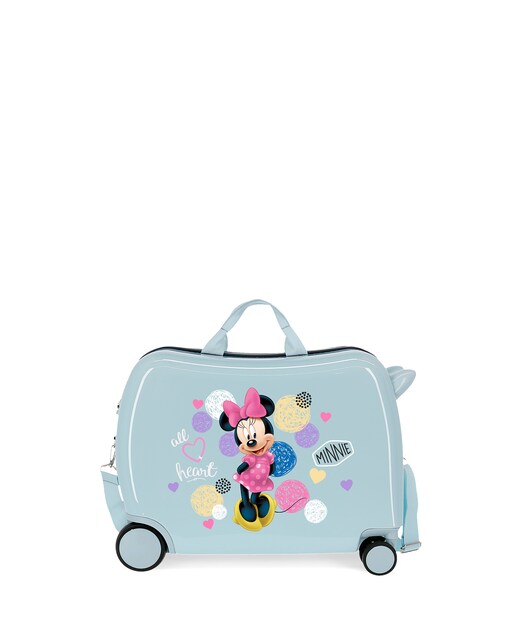 Imagem 0 de Mala de Cabine Infantil Enjoy Minnie Heart Rígida com Capacidade de 34l