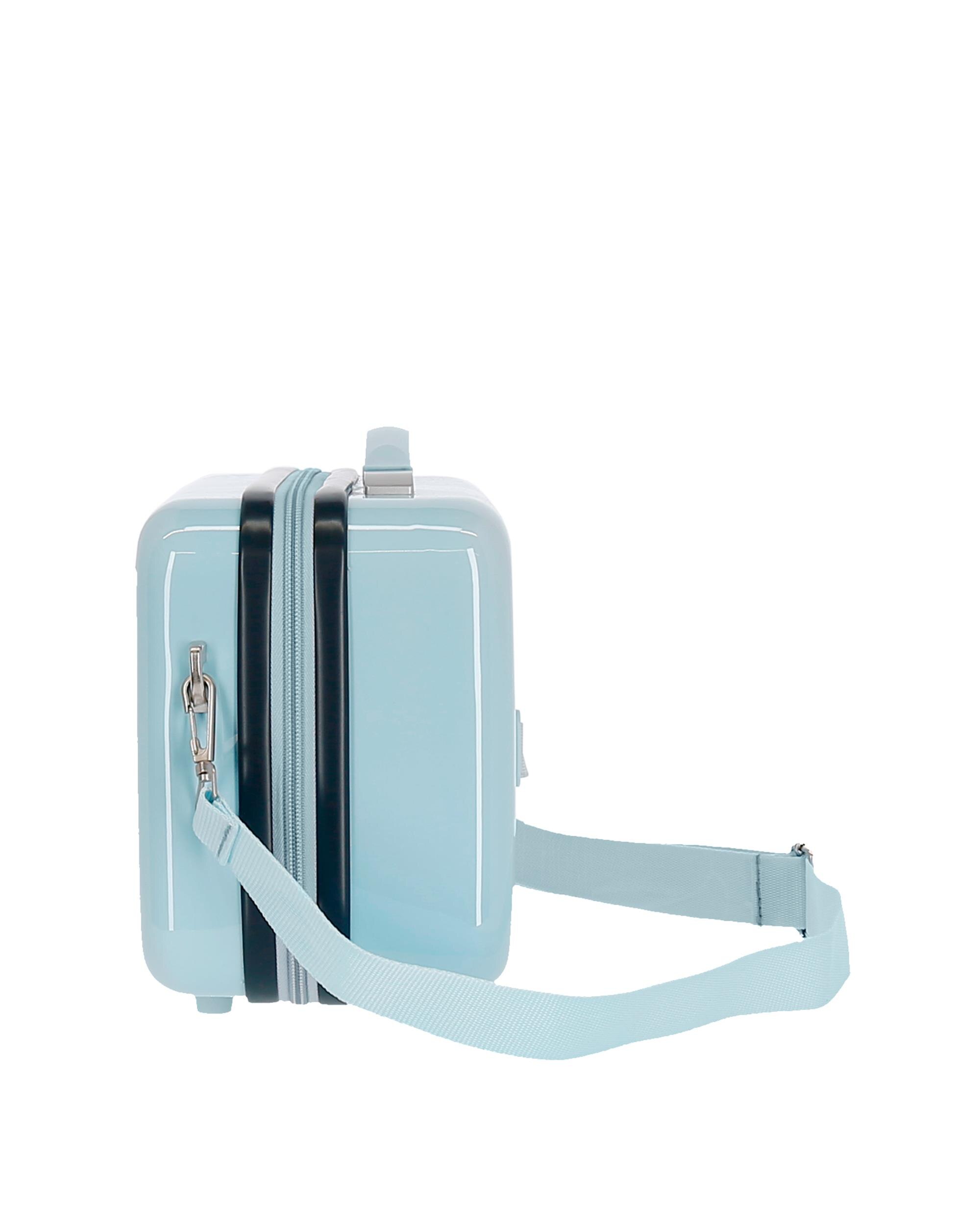 Necessaire Infantil Abs Disney Enjoy Minnie Hi Love com Capacidade de 9l Azul-claro-3