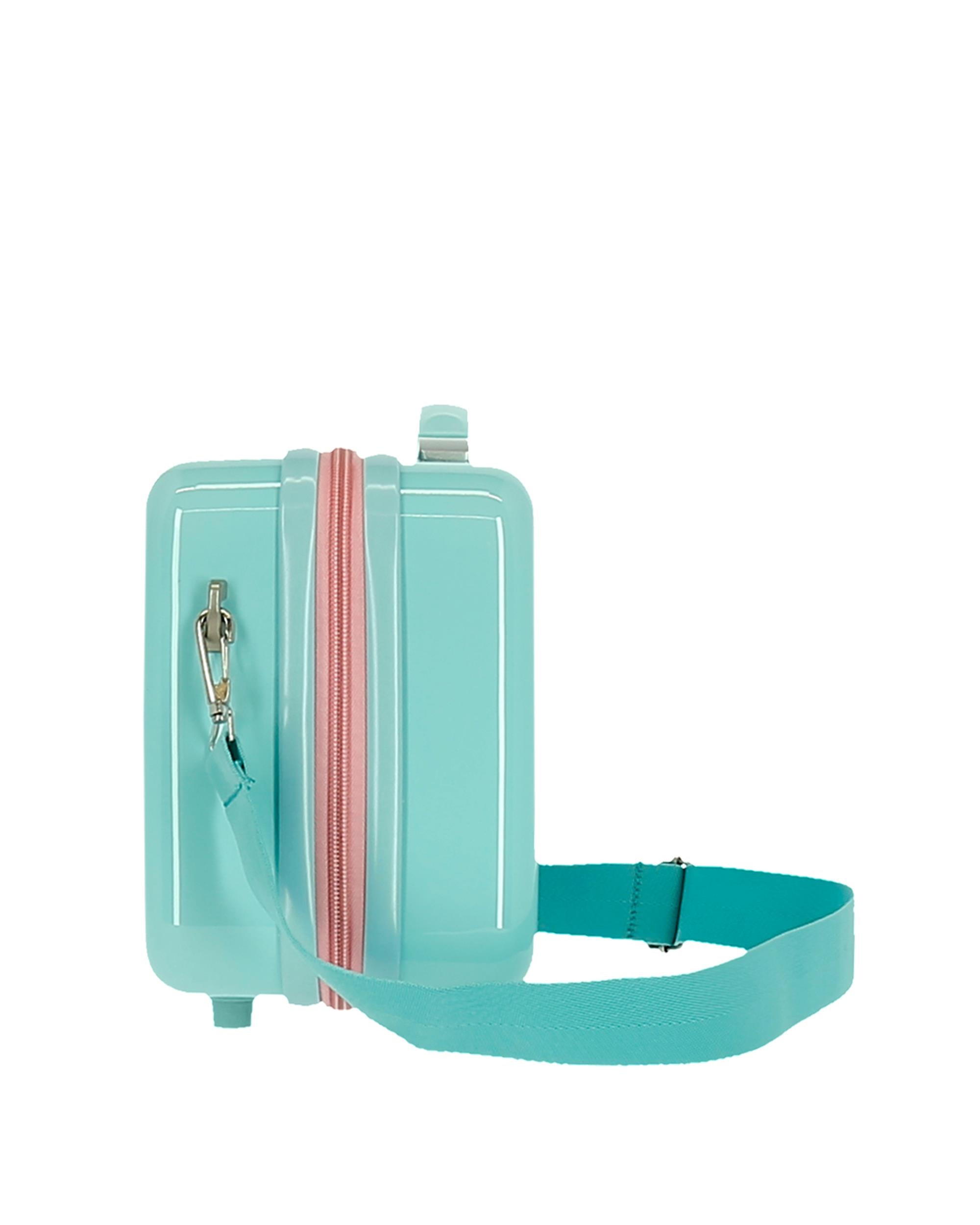 Necessaire Infantil Little Me Unicorn Rígido Adaptável 9L Verde-4