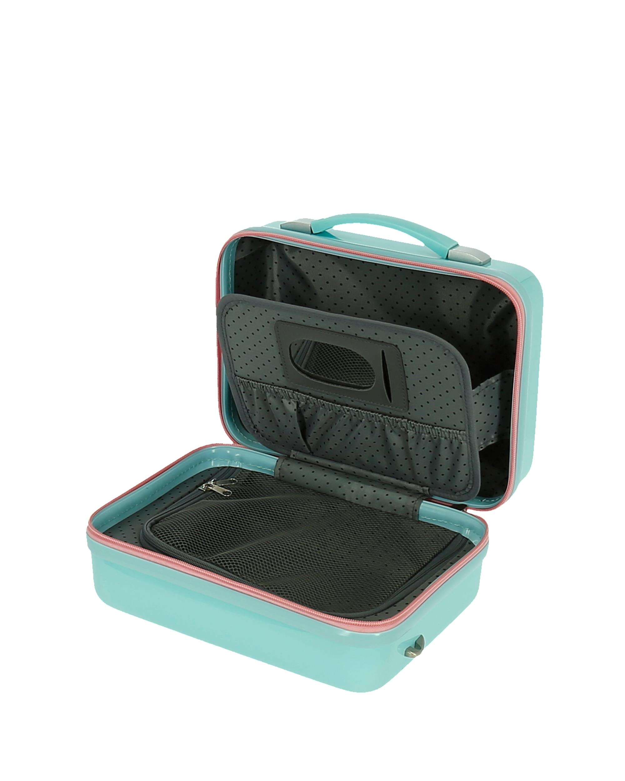 Necessaire Infantil Little Me Unicorn Rígido Adaptável 9L Verde-5