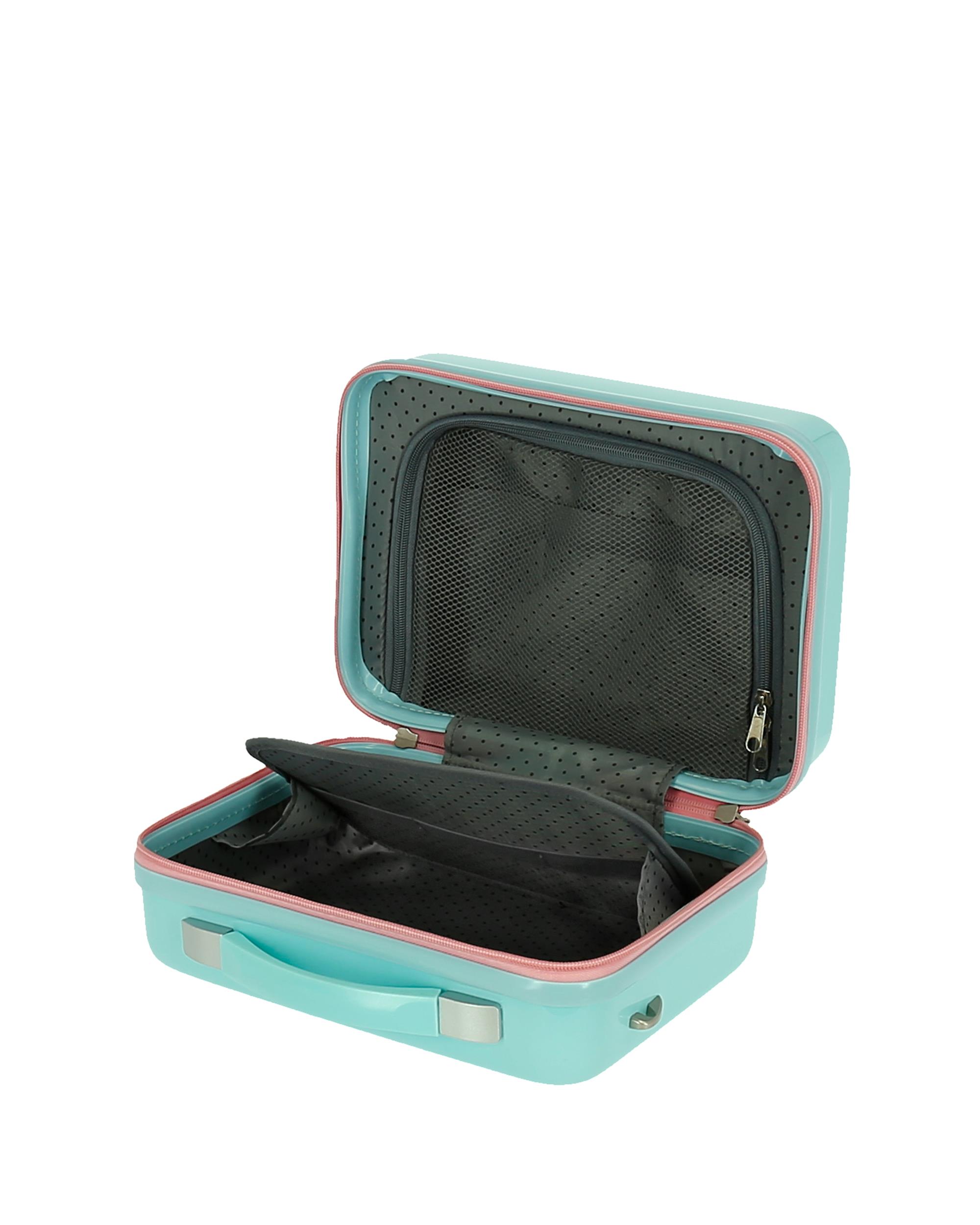 Necessaire Infantil Little Me Unicorn Rígido Adaptável 9L Verde-6