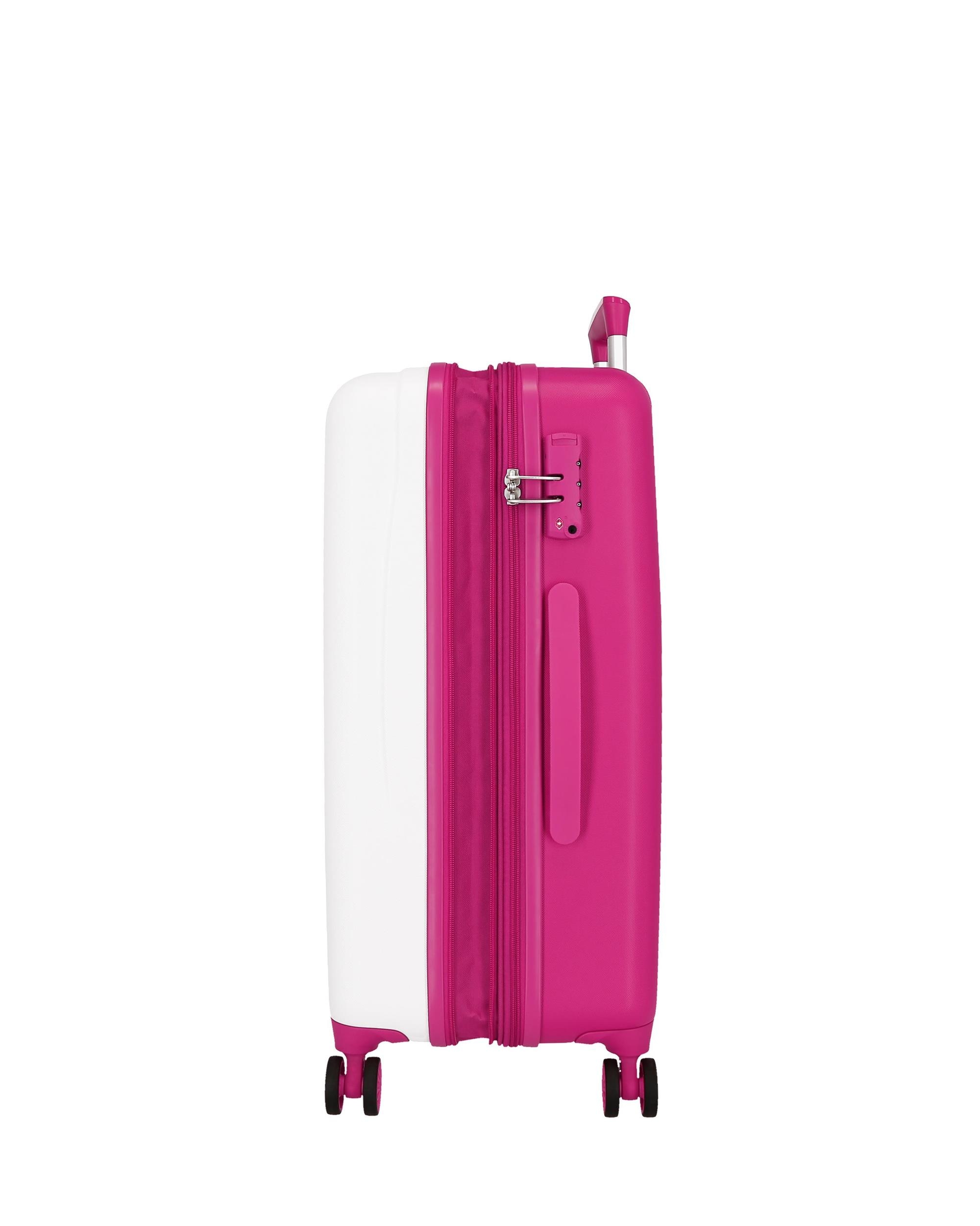 Mala Média Minnie Enjoy The Day Rígida com Capacidade de 56l em Branco Branco-6