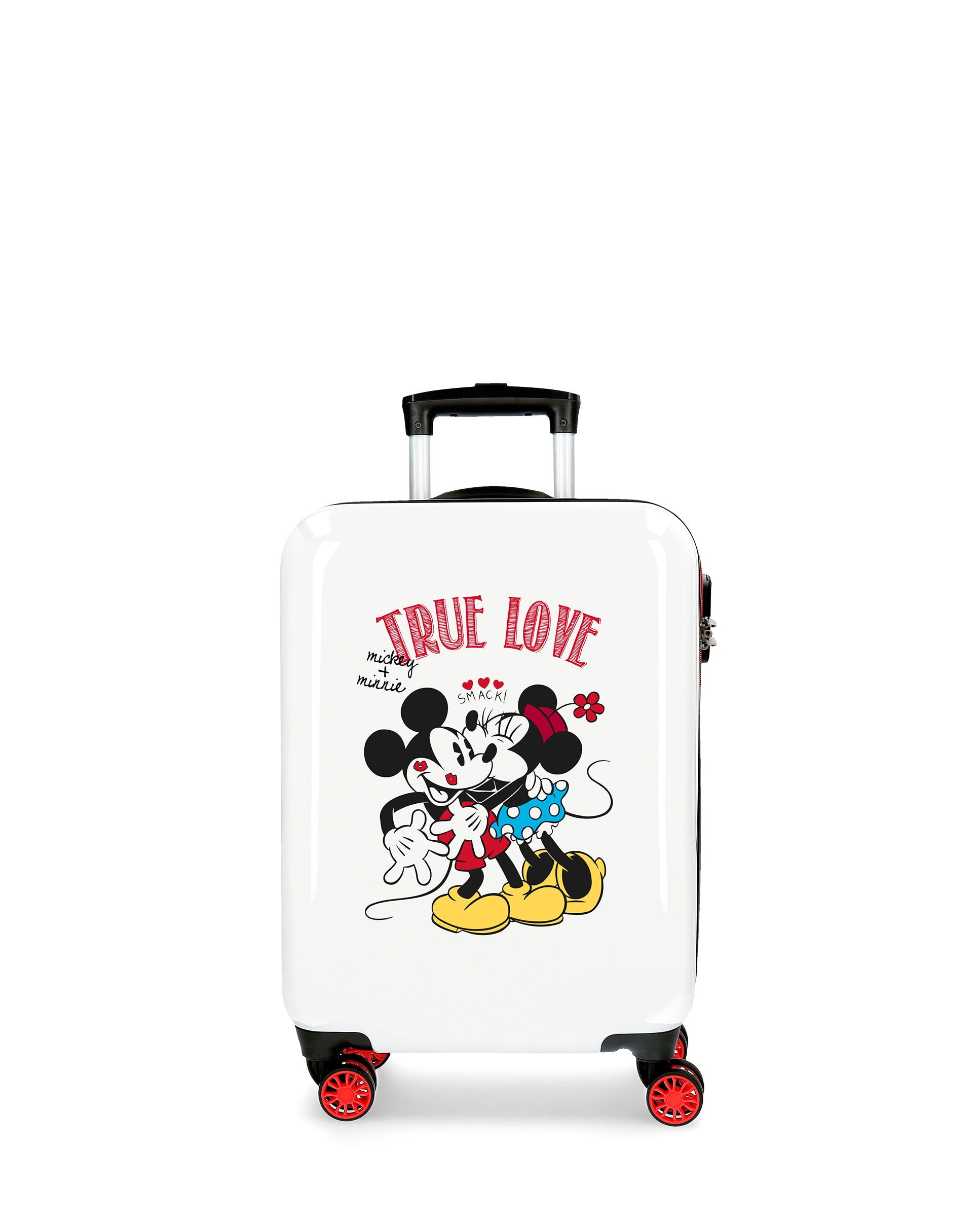 Mala de Cabine Infantil Minnie Be Yourself Rígida com Capacidade de 34l Branco-1