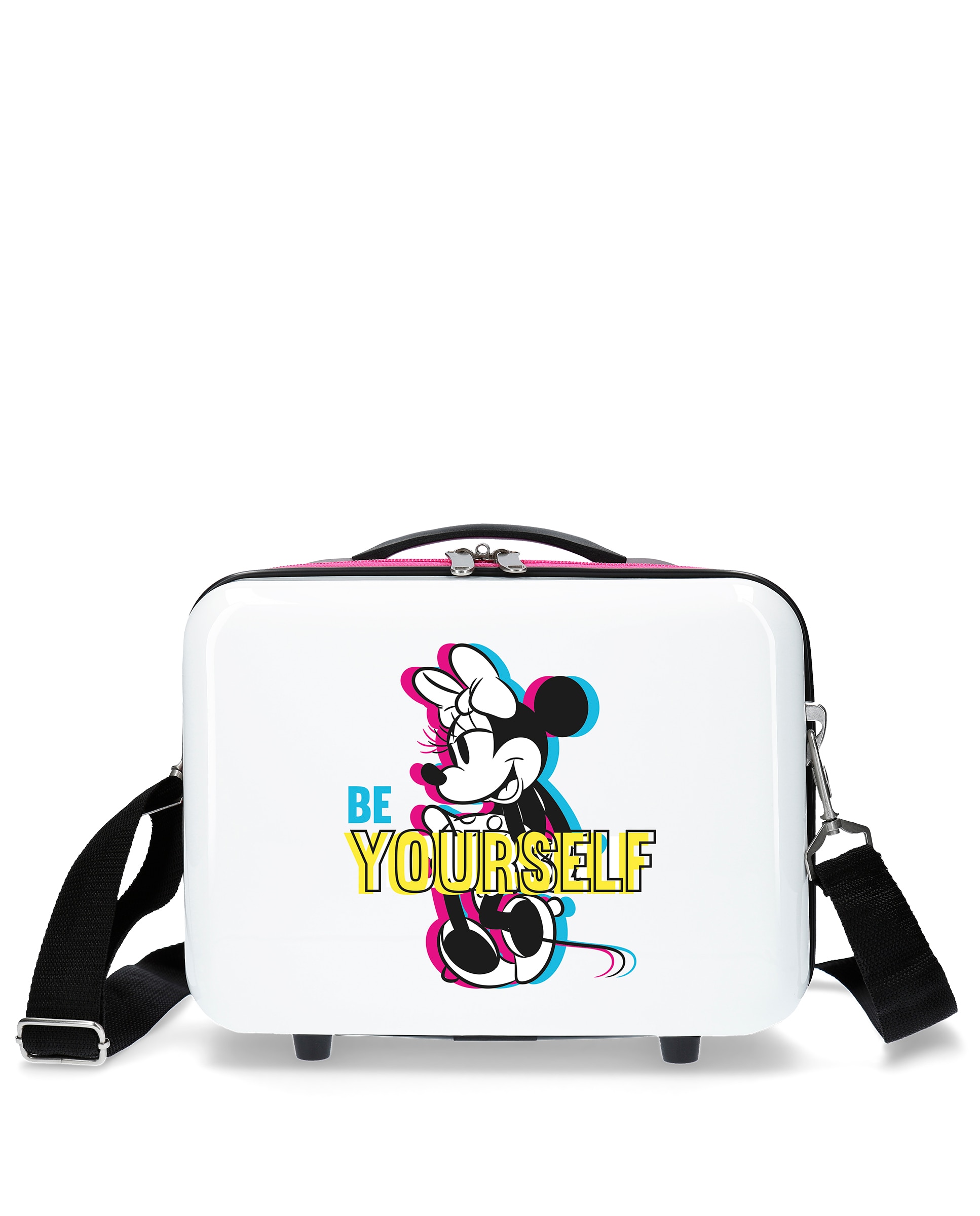 Necessaire Infantil Minnie Be Yourself Rígido com Capacidade de 9l Branco-1