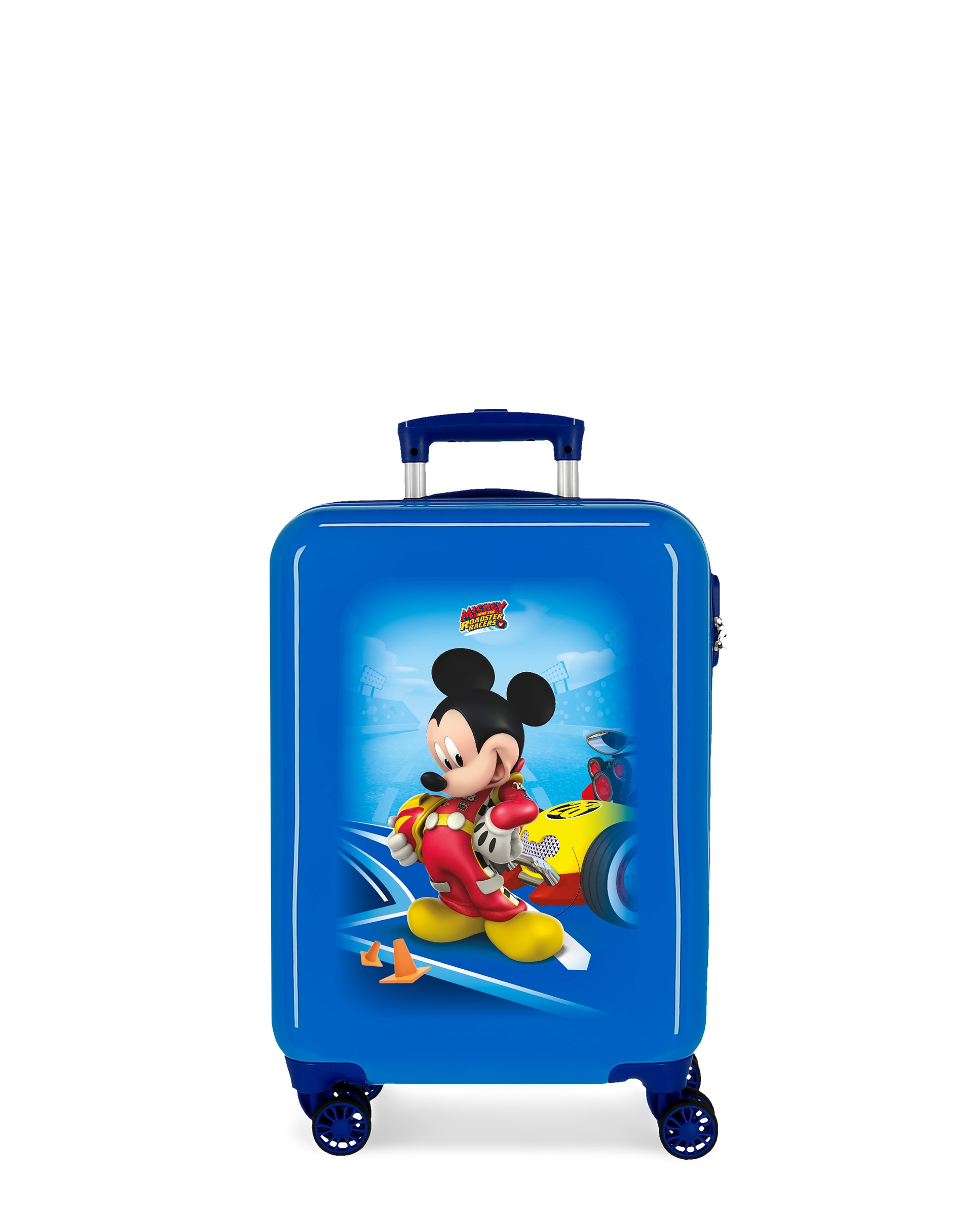 Mala de Cabine Infantil Lets Roll Mickey Rígida com Capacidade de 37l Azul-1