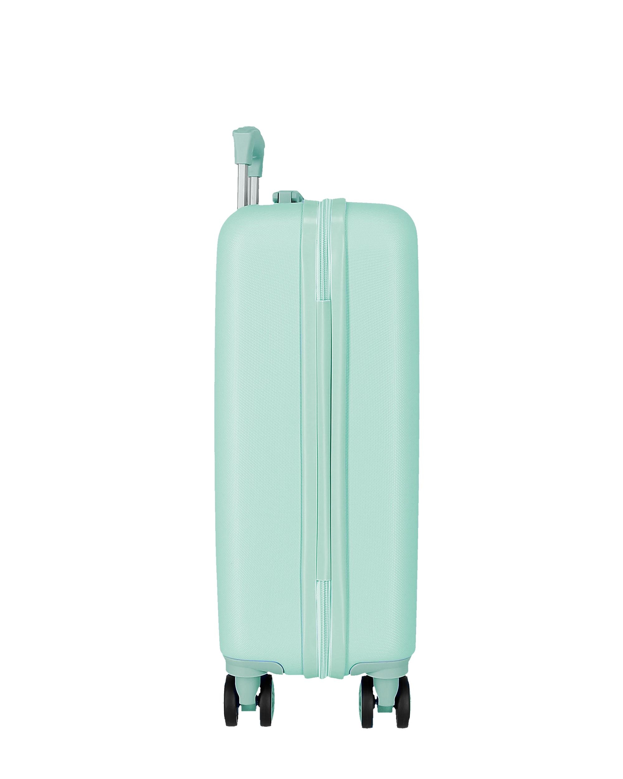 Mala de Cabine 55cm Disney Frozen Arendelle Is Home Abs com Capacidade de 41,8l Verde-4