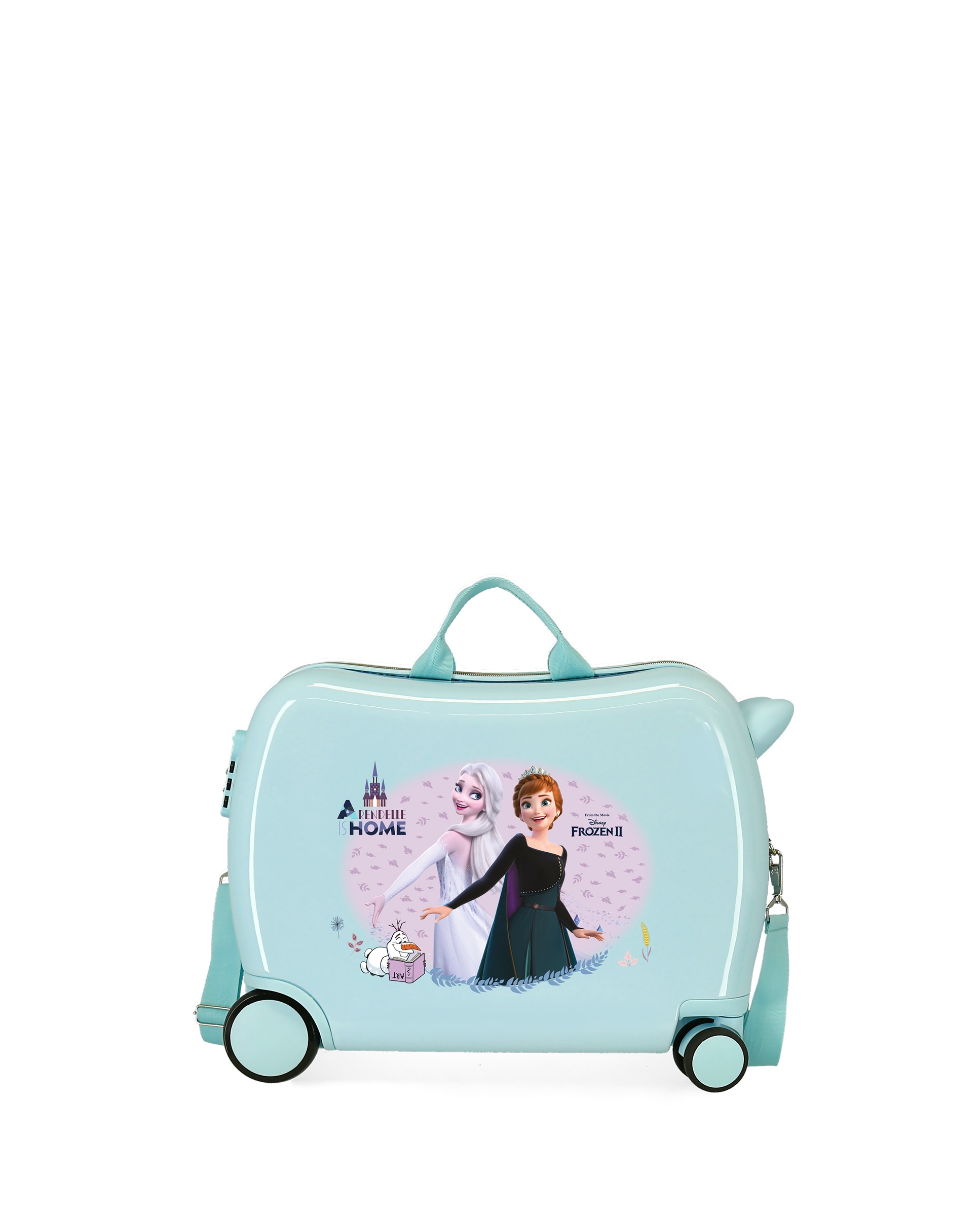 Mala de Cabine Infantil Frozen Arandelle Is Home Rígida com Capacidade de 34l Azul-1