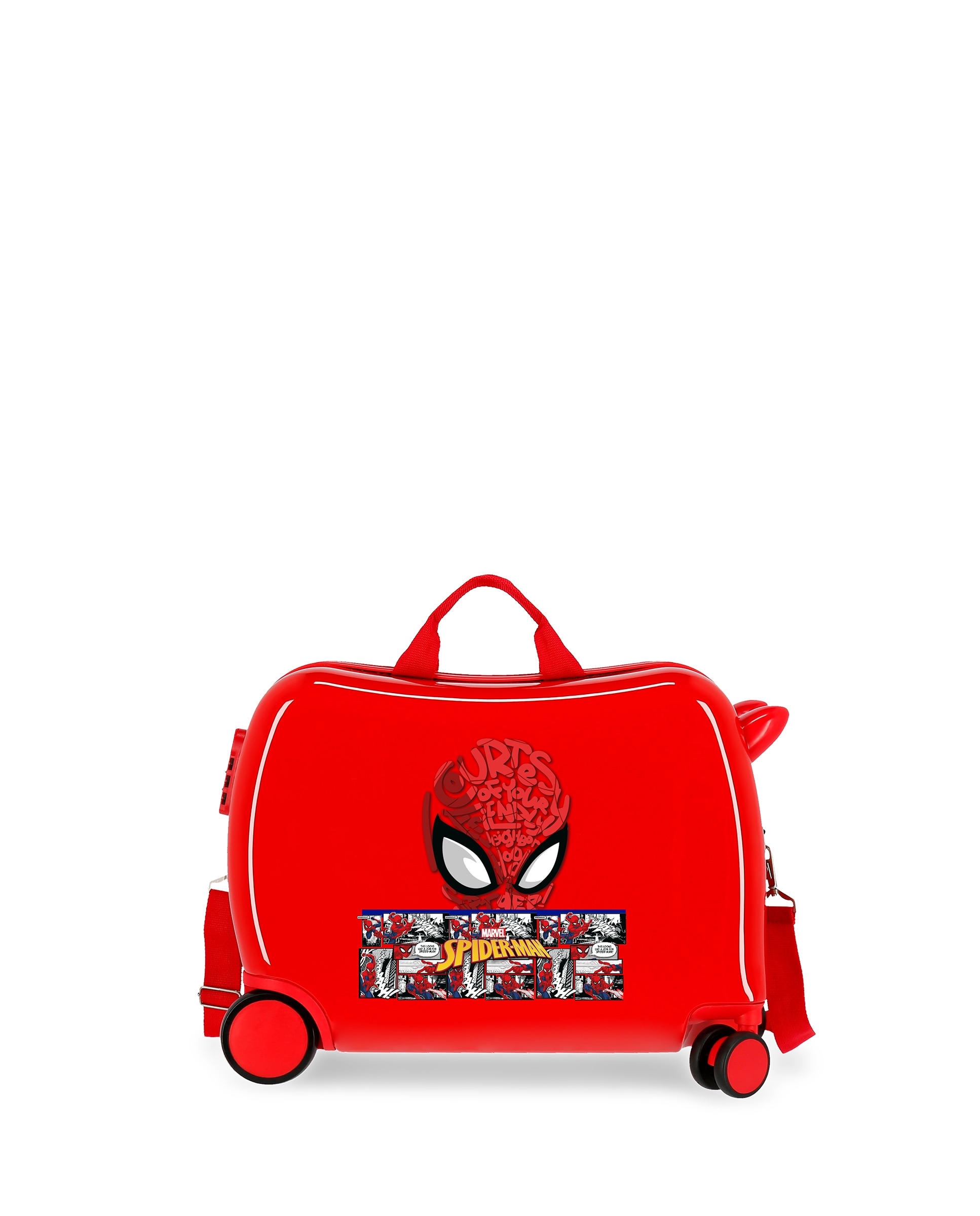 Imagem 0 de Mala de Cabine Infantil Spiderman Comic Marvel Rígida com Capacidade de 34l