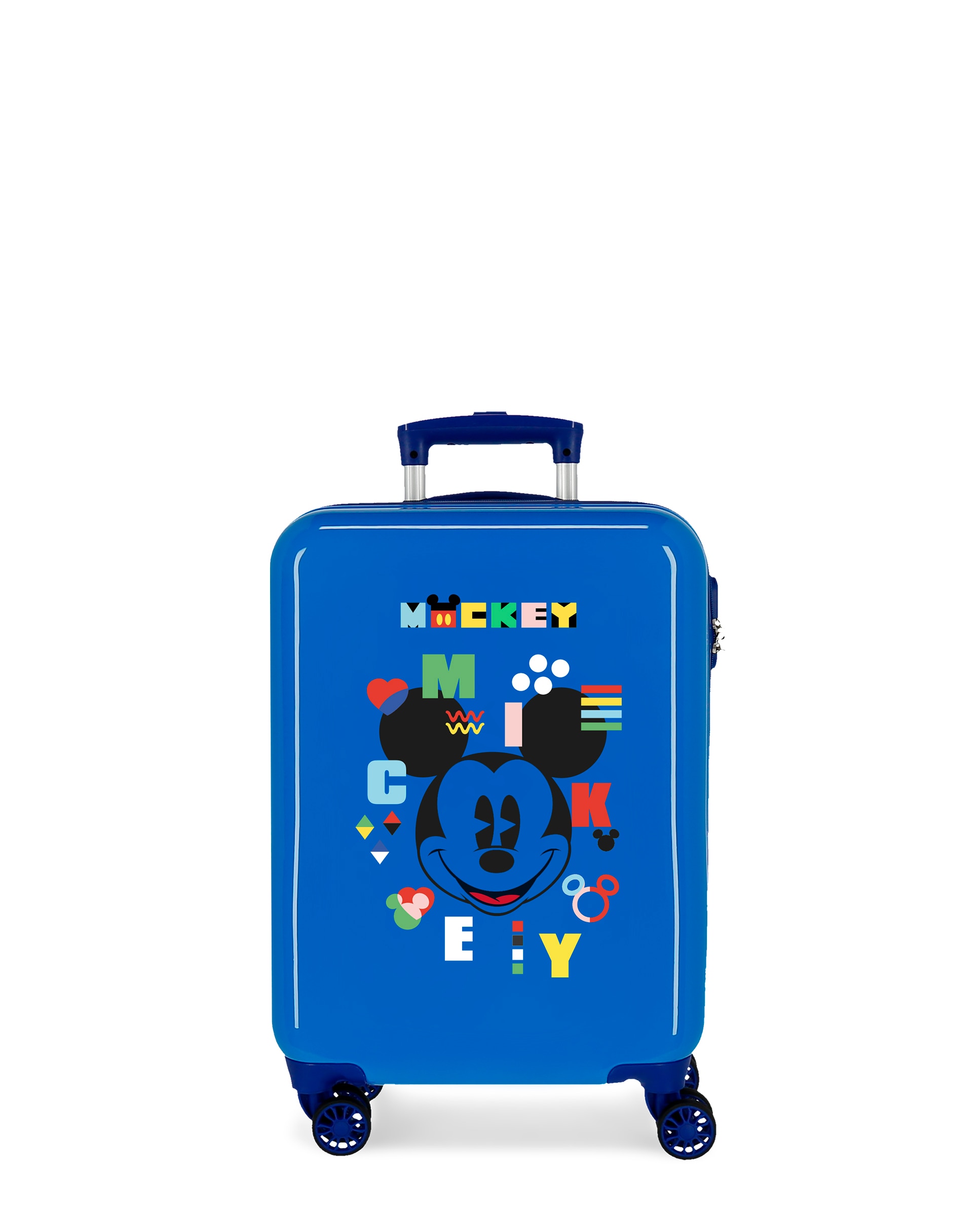 Mala de Cabine Infantil Mickey Shape Shifter Rígida com Capacidade de 34l Azul-1