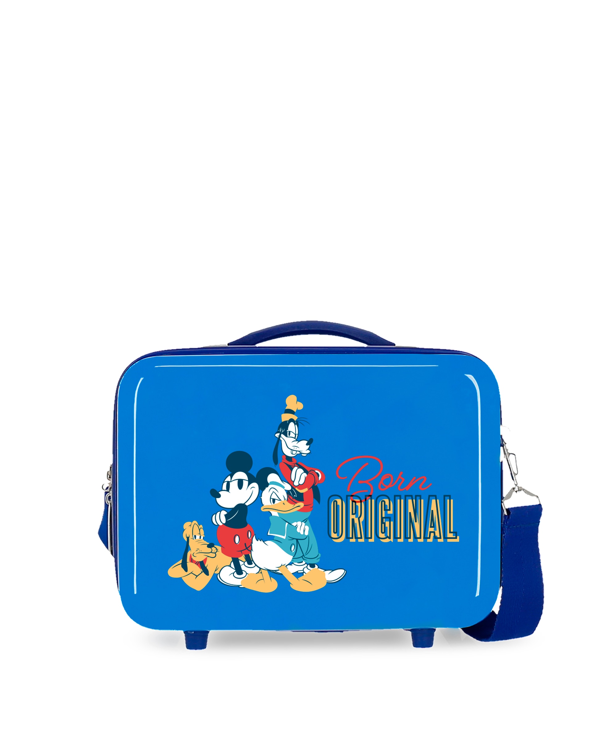 Necessaire Infantil Abs Disney Mickey Born Original Rígido com Capacidade de 9l Azul-1