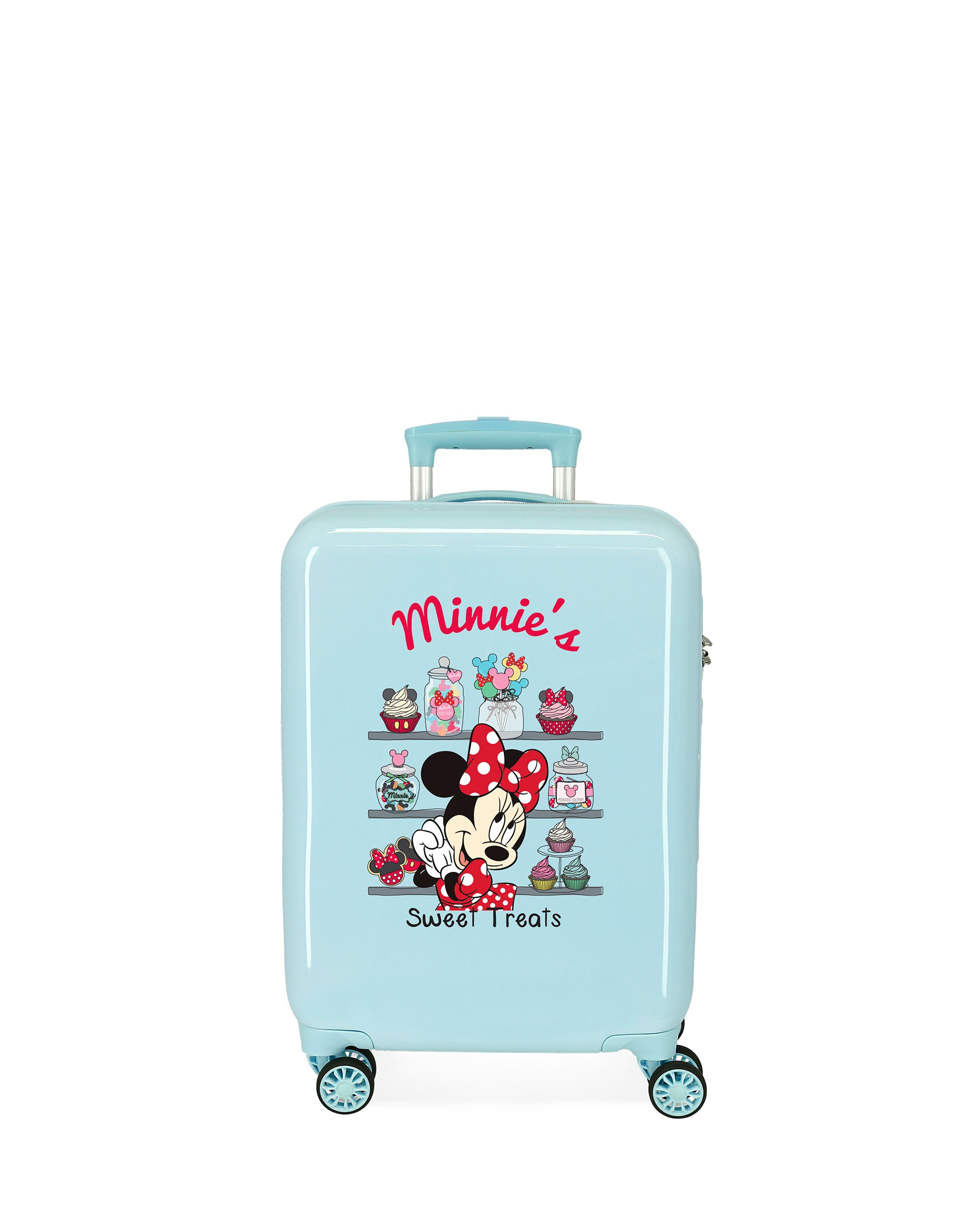 Mala de Cabine Infantil Minnie´s Sweet Treats That´s Easy Rígida com Capacidade de 34l Azul-claro-1
