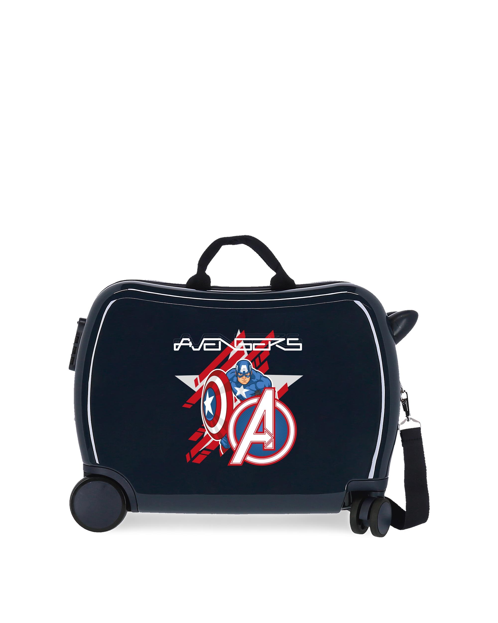 Imagem 0 de Mala Infantil All Avengers com 2 Rodas Multidirecionais e Capacidade de 34l
