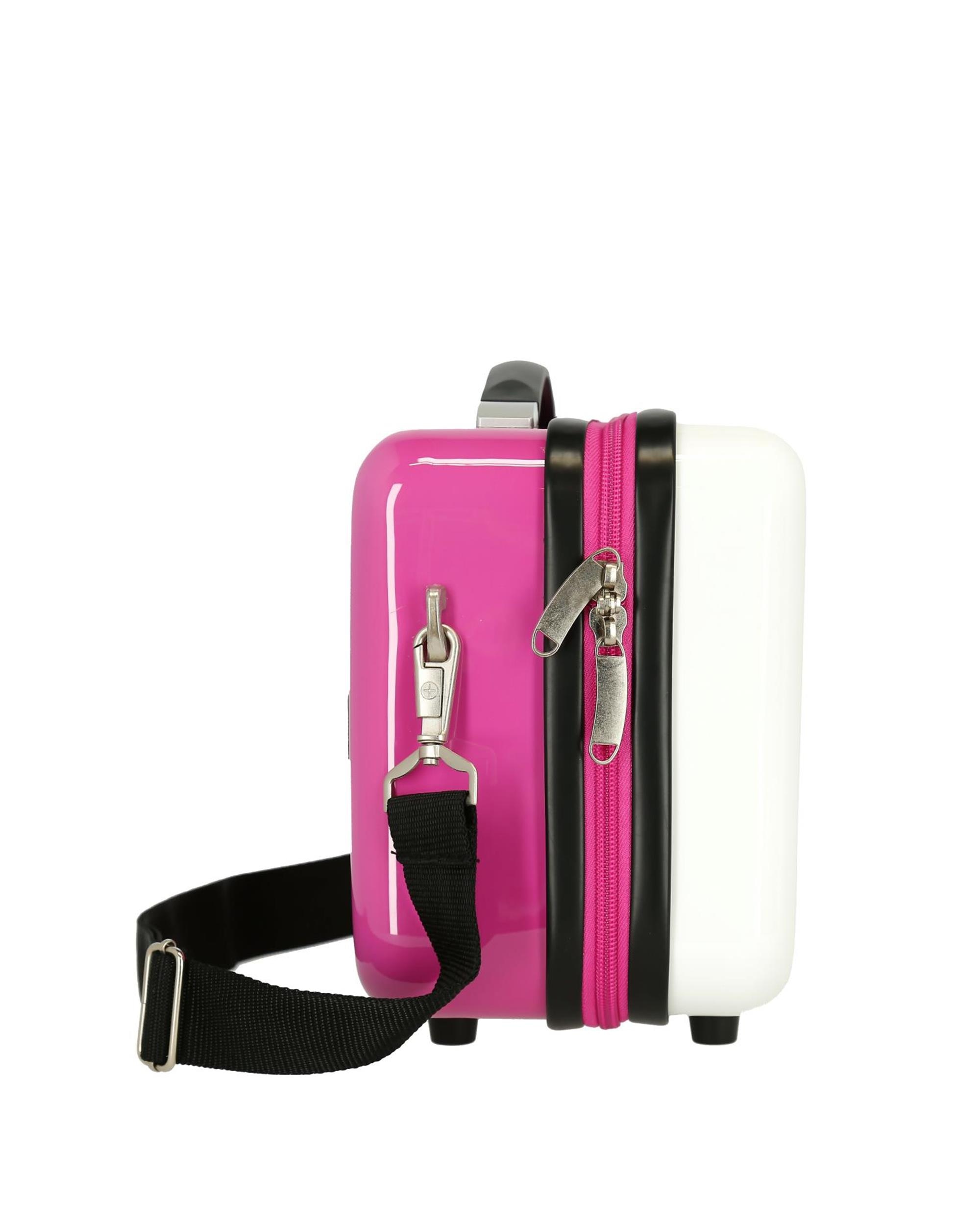 Necessaire Infantil Abs Disney Pretty Minnie Rígido com Capacidade de 9l Branco-2