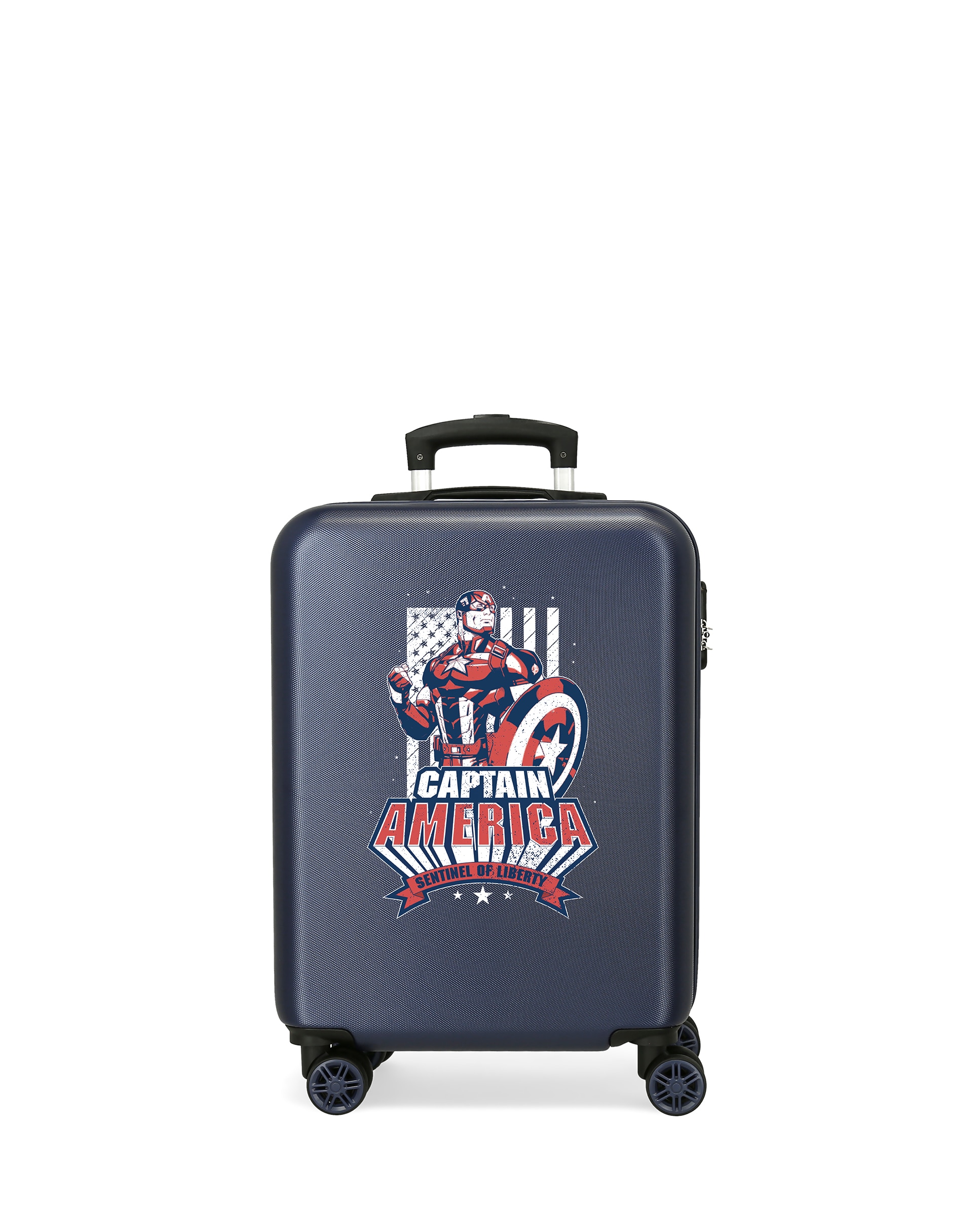 Mala de Cabine Marvel Capitão América Mightiest Heroes Rígida com Capacidade de 35l Azul-marinho-1