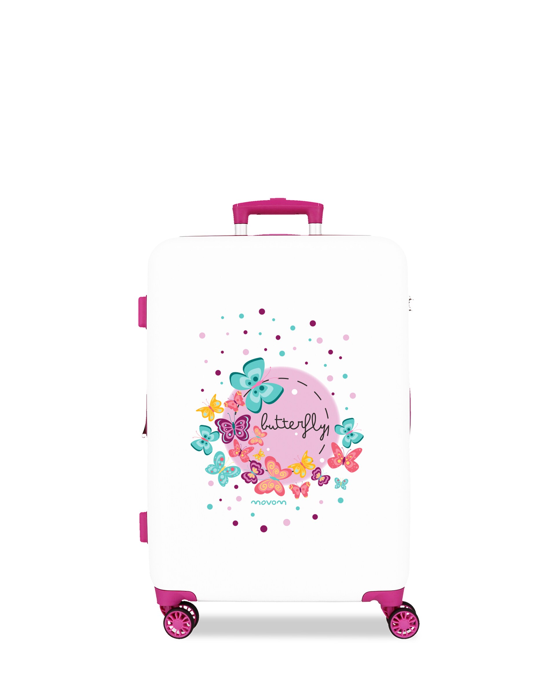 Imagem 0 de Mala Média Movom Butterfly Happy Time Rígida 68cm com Capacidade de 70l