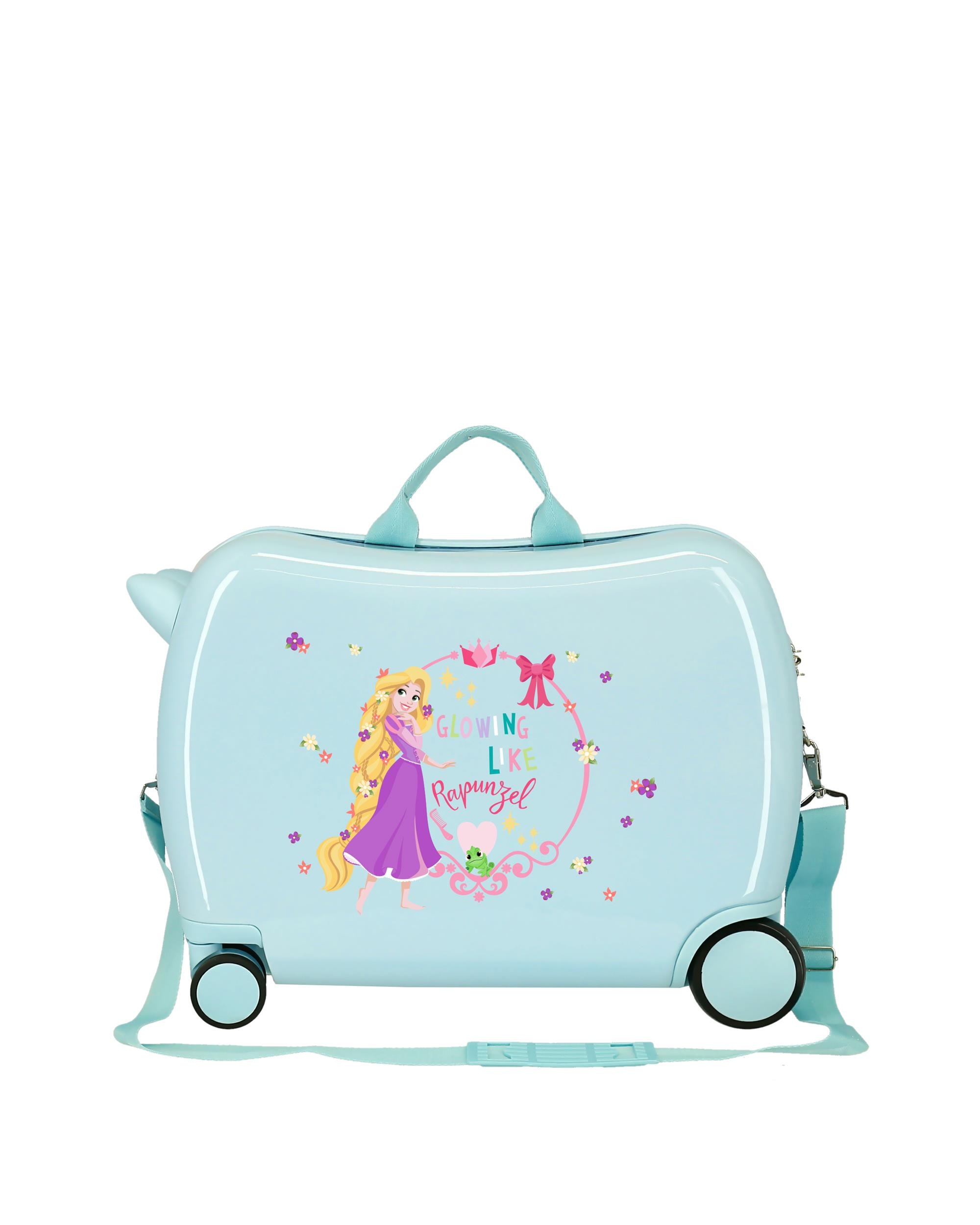 Mala de Cabine Infantil Rapunzel Princess Celebration Rígida com Capacidade de 34l Verde-claro-3