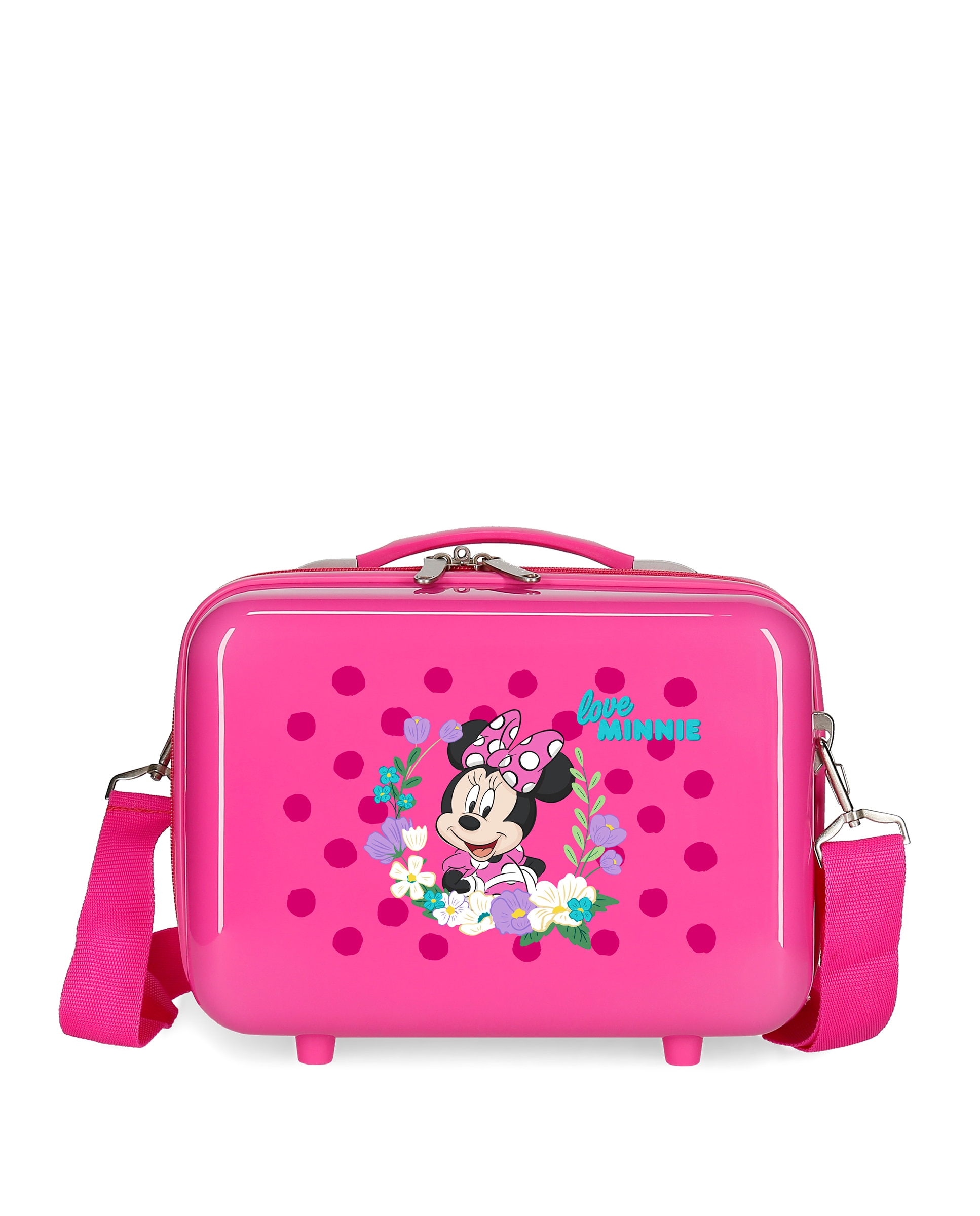 Necessaire Infantil Disney Minnie Golden Days com Capacidade de 9l Fúcsia-1