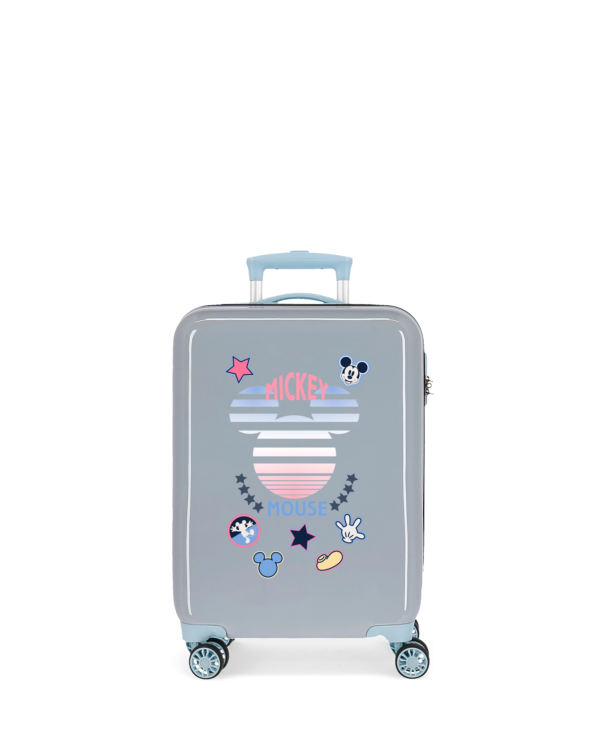 Mala de Cabine Infantil Mickey Rígida com Capacidade 34 L Cinzento / Rosa-1