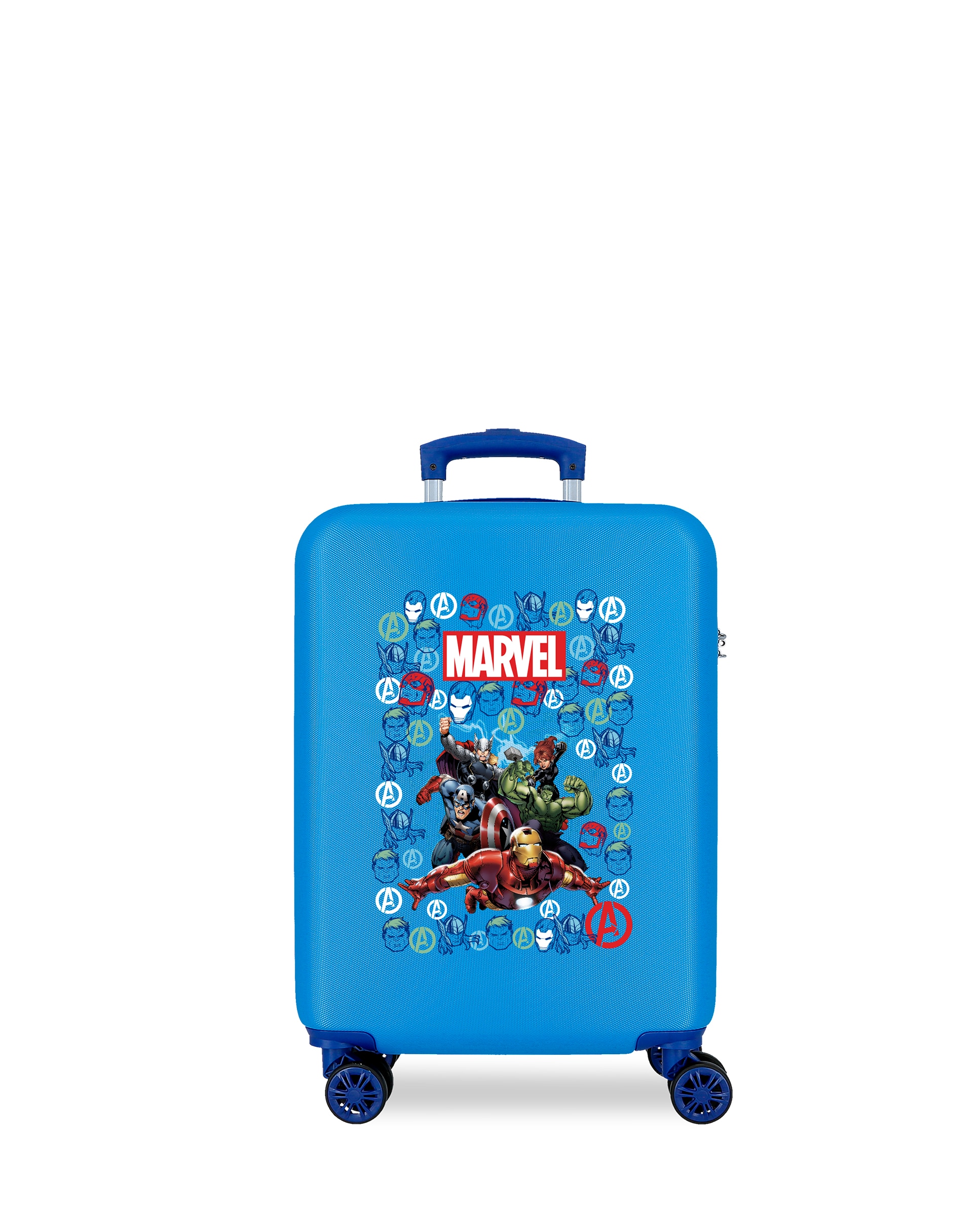 Mala de Cabine Marvel Avengers Team Marinho Rígida com Capacidade de 34l Azul-marinho-1