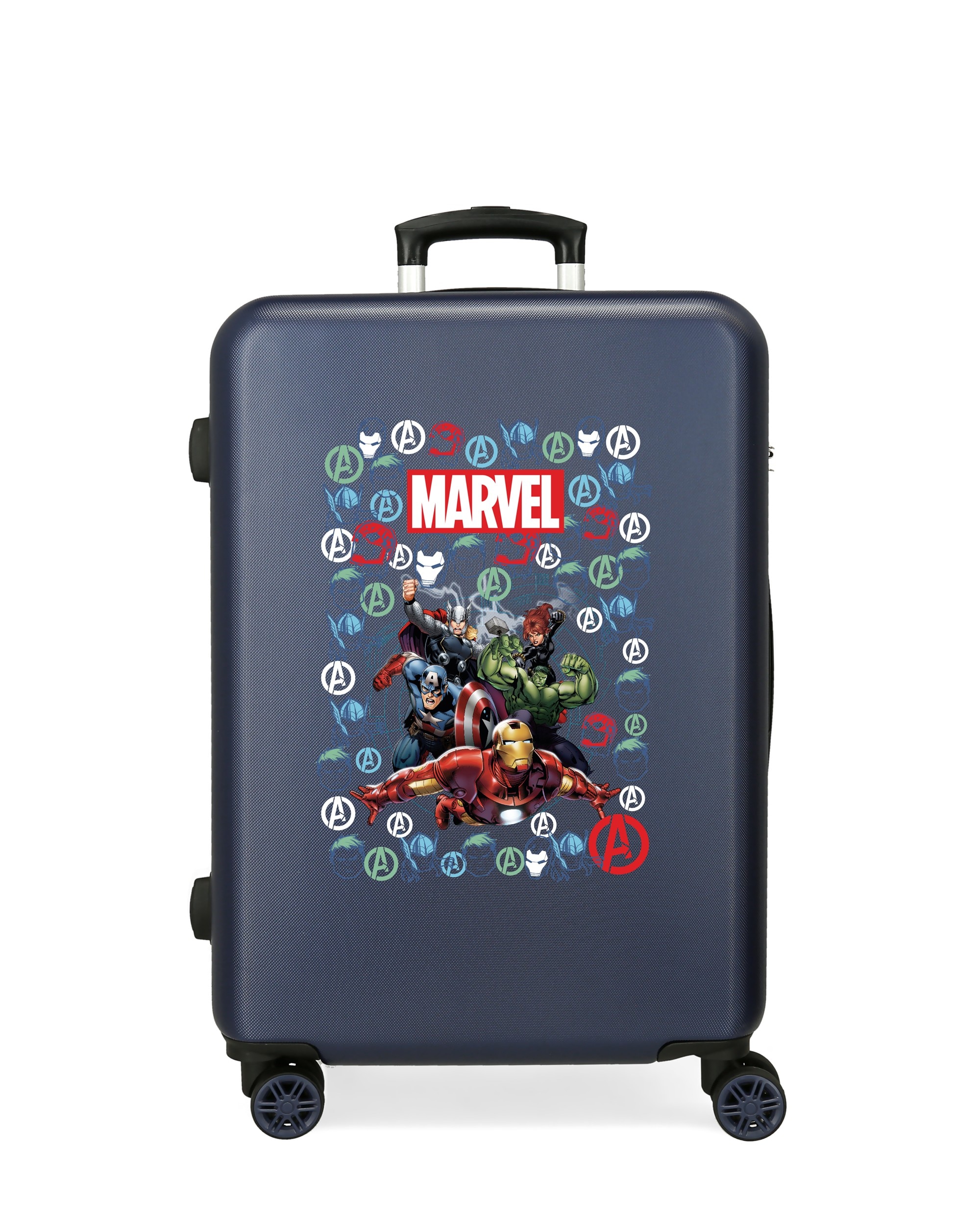 Imagem 0 de Mala Média Marvel Avengers Team Marinho Rígida com Capacidade de 56l