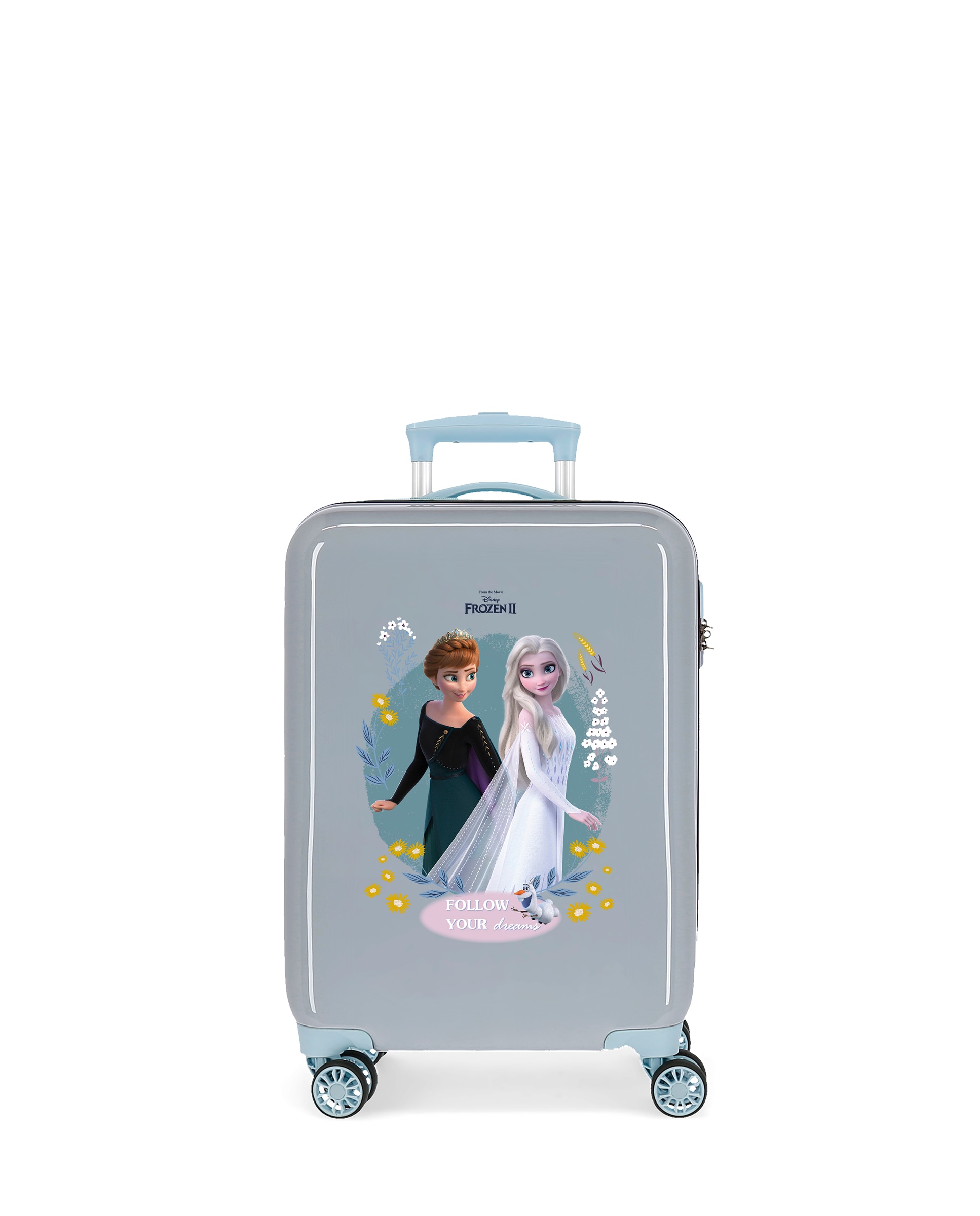 Mala de Cabine Infantil Frozen Follow Your Dreams Rígida com Capacidade de 34l Cinzento-1
