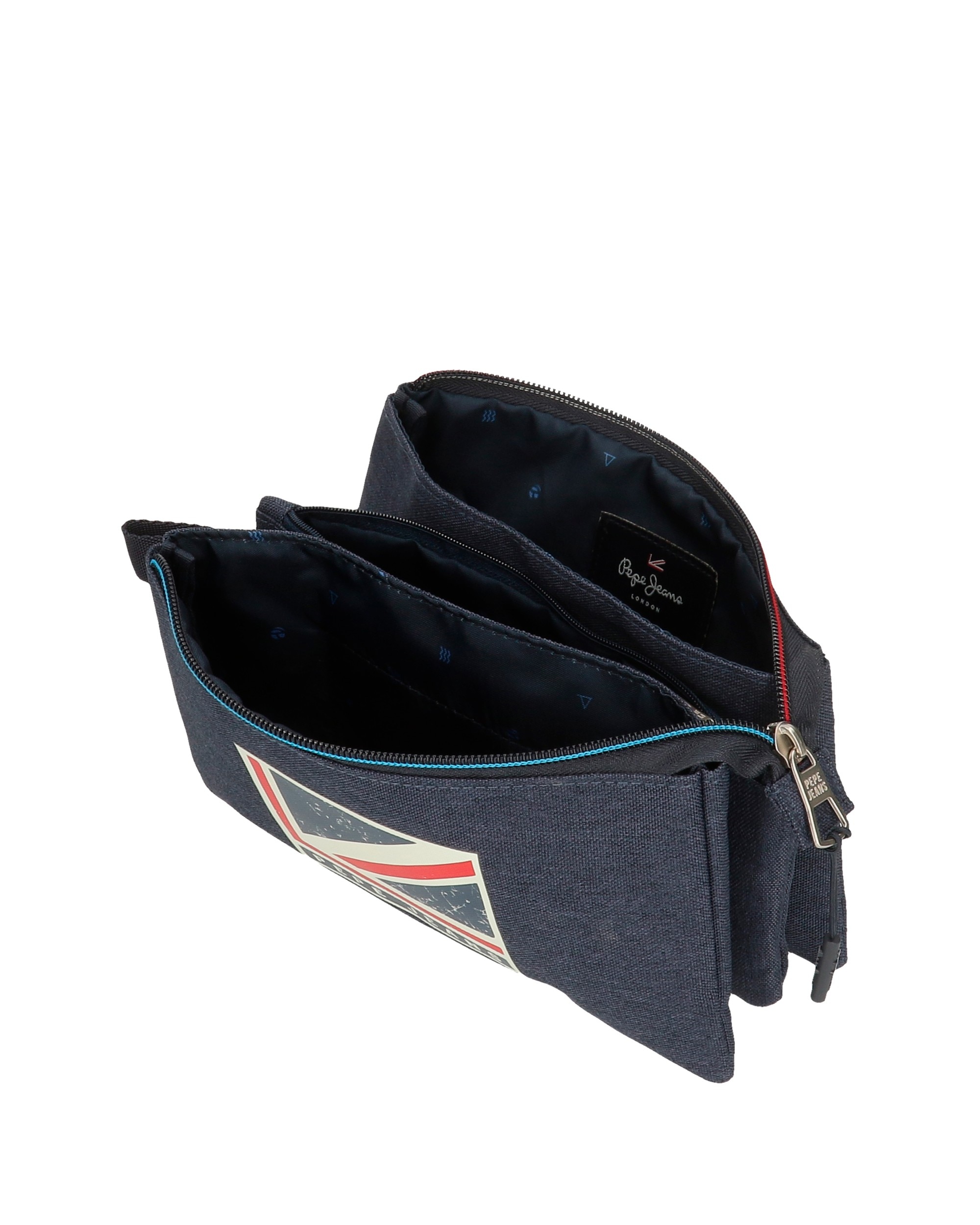 Portatudo Infantil Pepe Jeans Aidan Três Compartimentos Azul-4