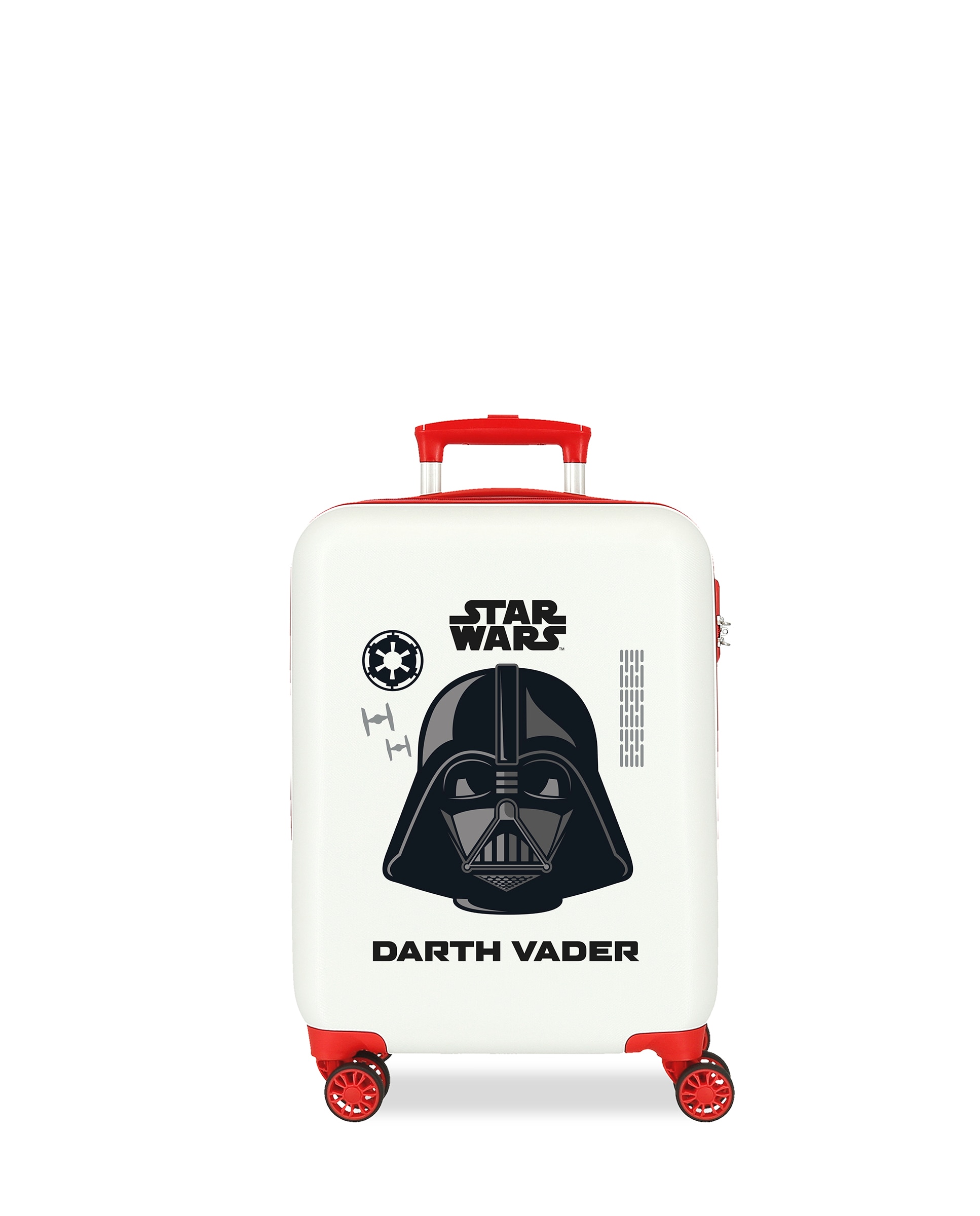 Mala de Cabine Infantil Star Wars Darth Vader Rígida com Capacidade de 34l Branco / Preto-1
