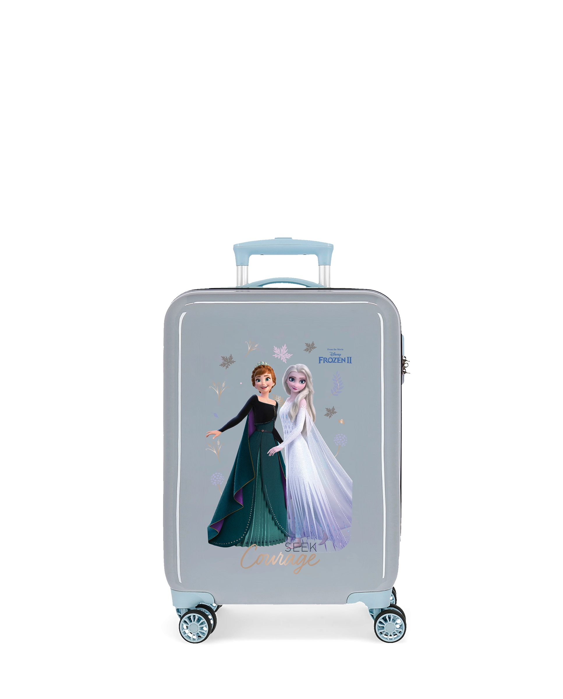 Mala de Cabine Infantil Frozen Seek Courage Rígida com Capacidade de 32l Azul-claro-1