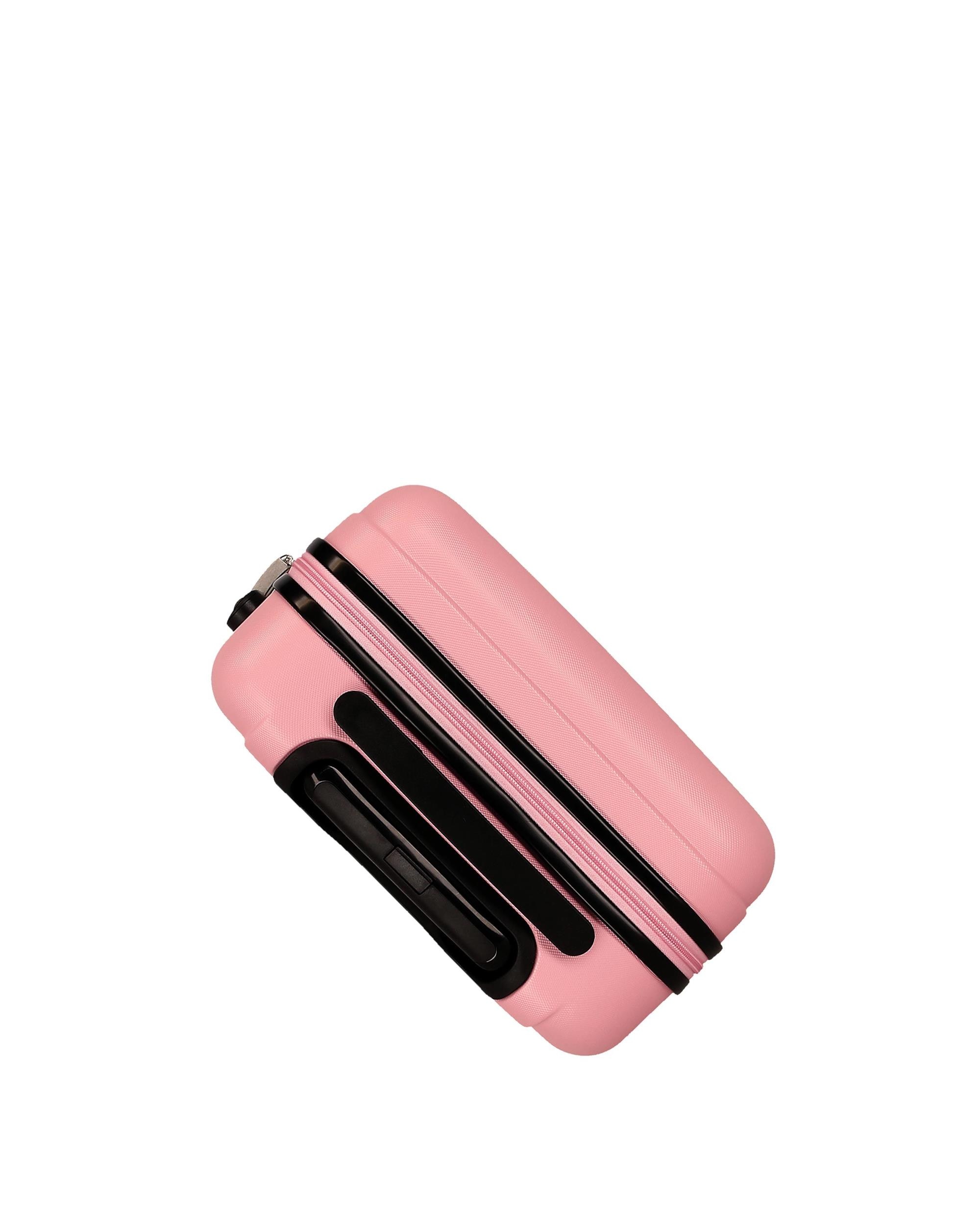 Mala de Cabine Carol Rígida com Capacidade de 34l Rosa-claro-6