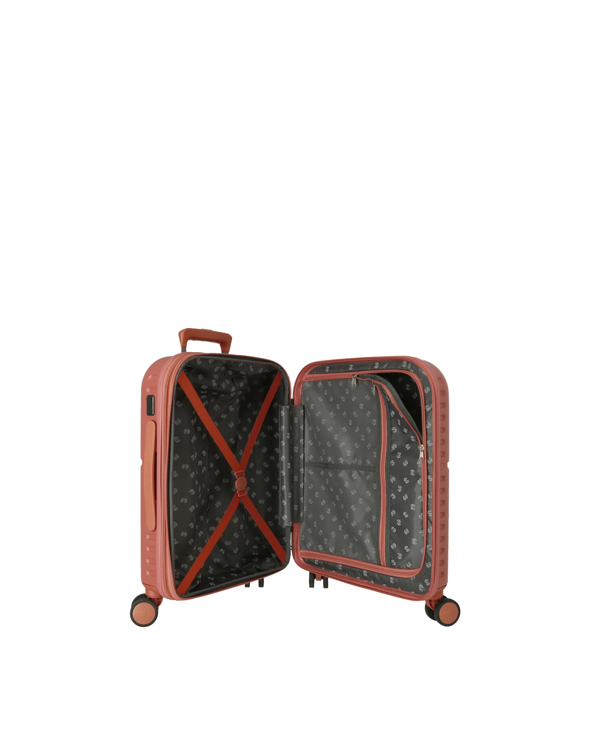 Mala de Cabine Laila Rígida Expansível com Capacidade de 37l Vermelho-5