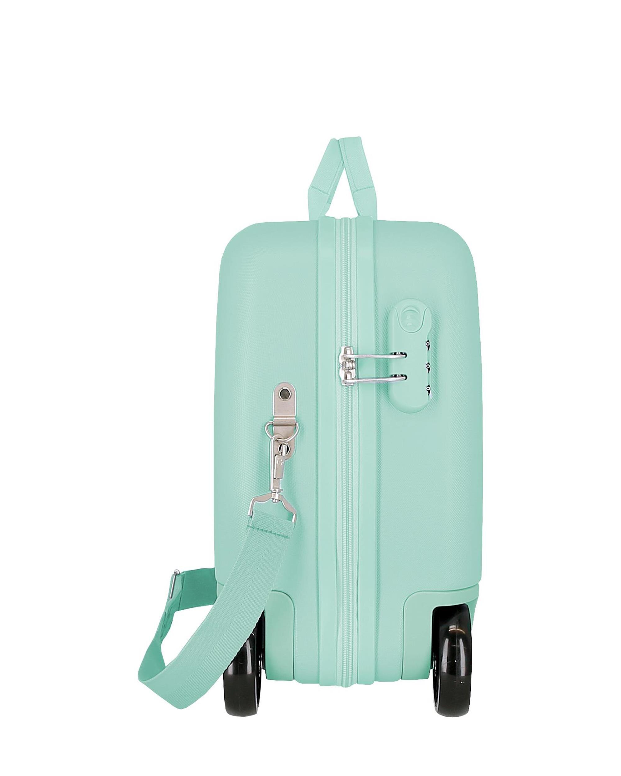 Mala de Cabine Infantil Frosted Light Rígida com Capacidade de 34l Azul-2