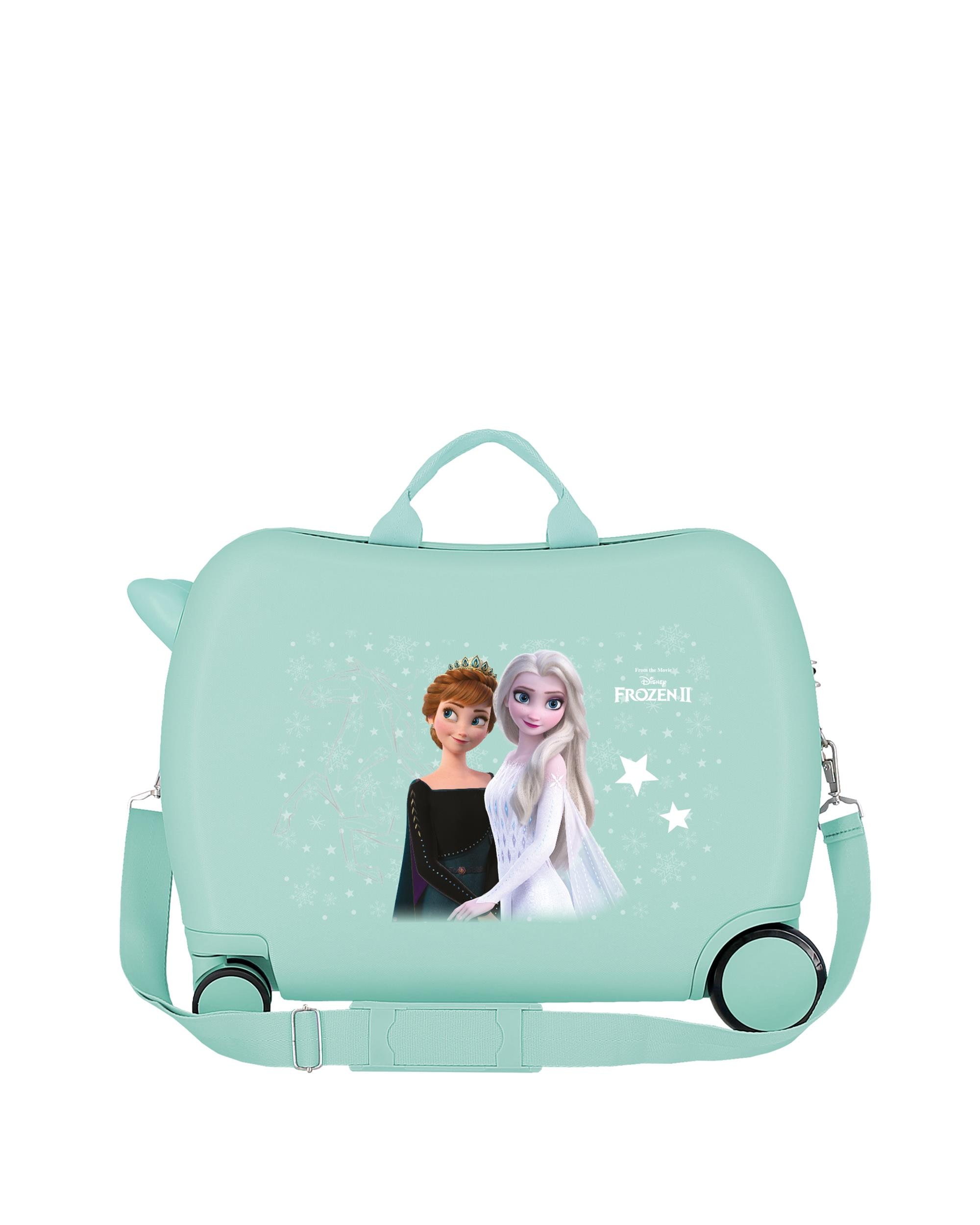 Mala de Cabine Infantil Frosted Light Rígida com Capacidade de 34l Azul-3