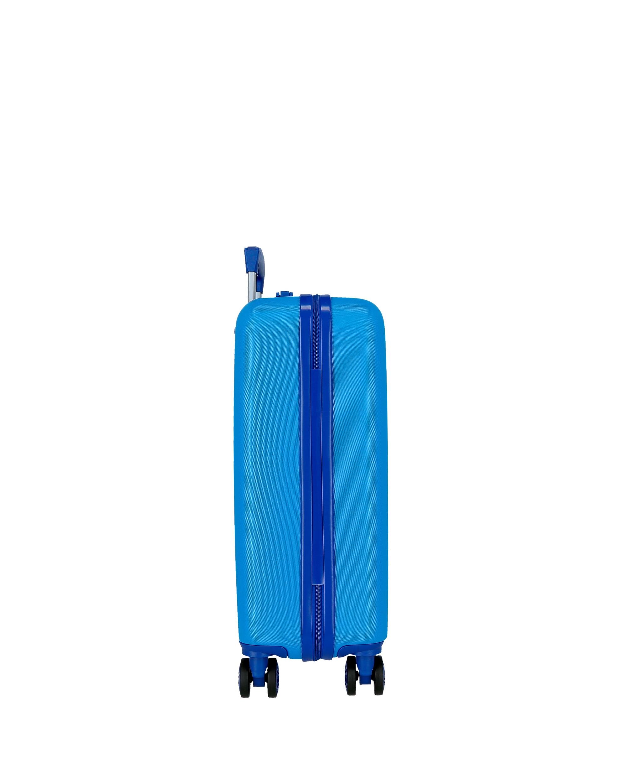 Mala de Cabine Infantil Spiderman Hero Rígida com Capacidade de 34l Azul-4