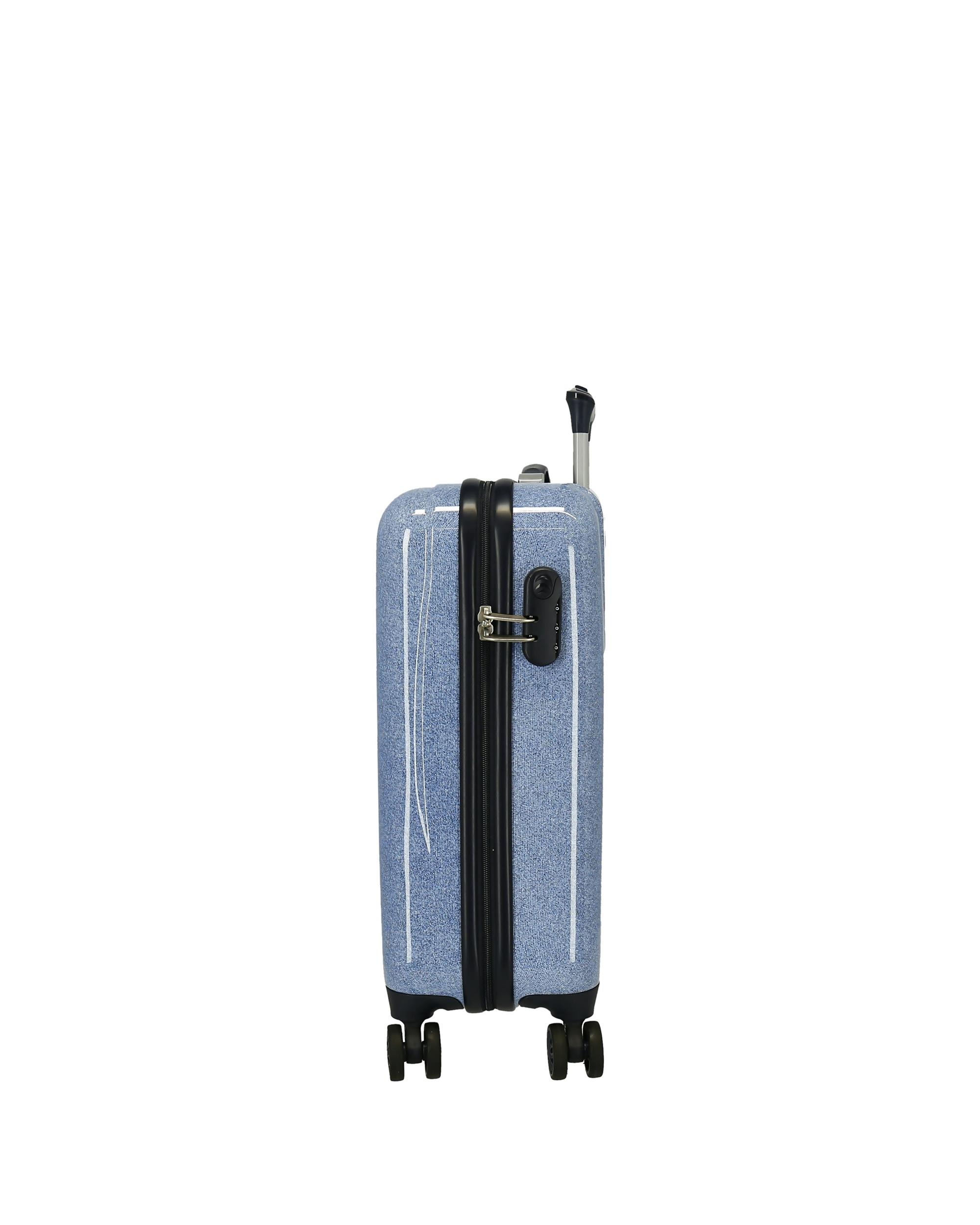 Mala de Cabine Spiderman Denim Rígida com Capacidade de 34l Azul denim-2