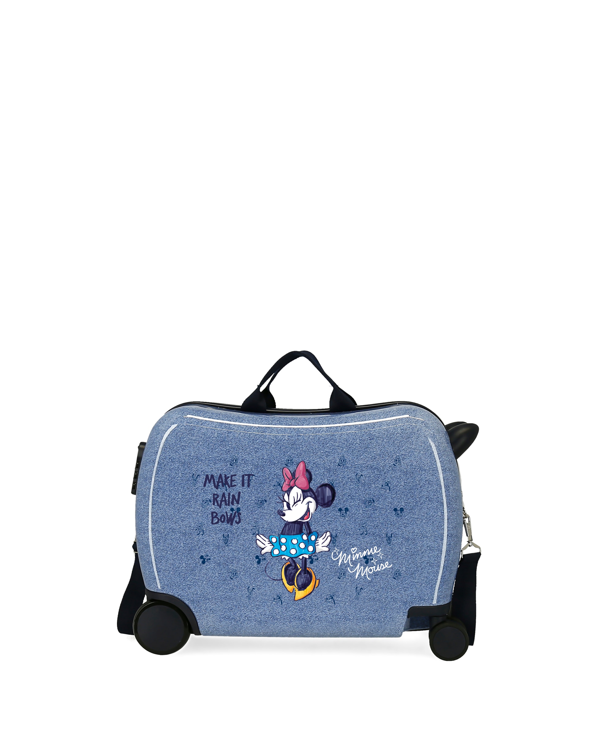 Mala de Cabine Infantil Make It Rain Bows Rígida com Capacidade de 34l Azul-1