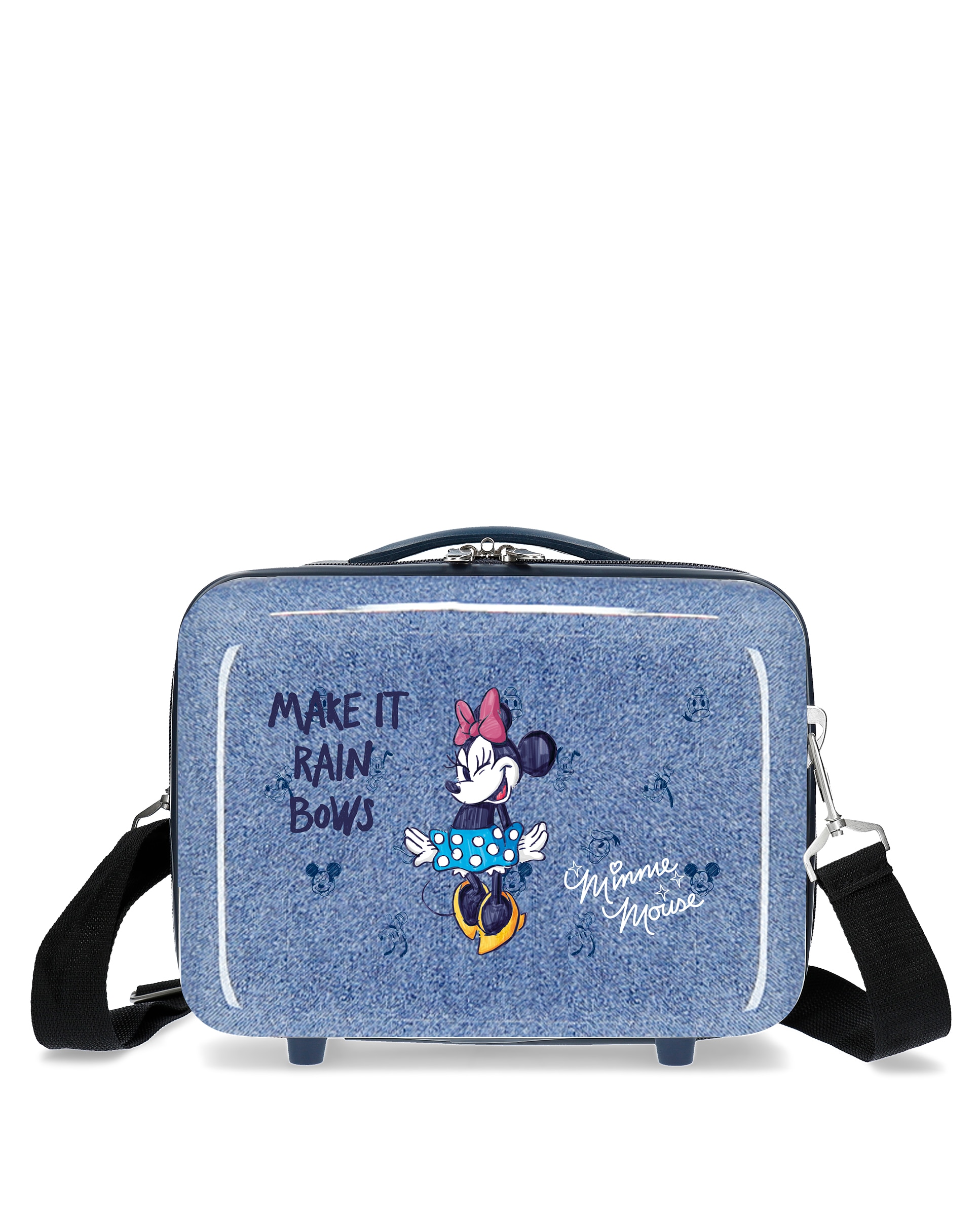 Imagem 0 de Necessaire Adaptável a Trolley Make It Rain Bows Rígido com Capacidade de 9l