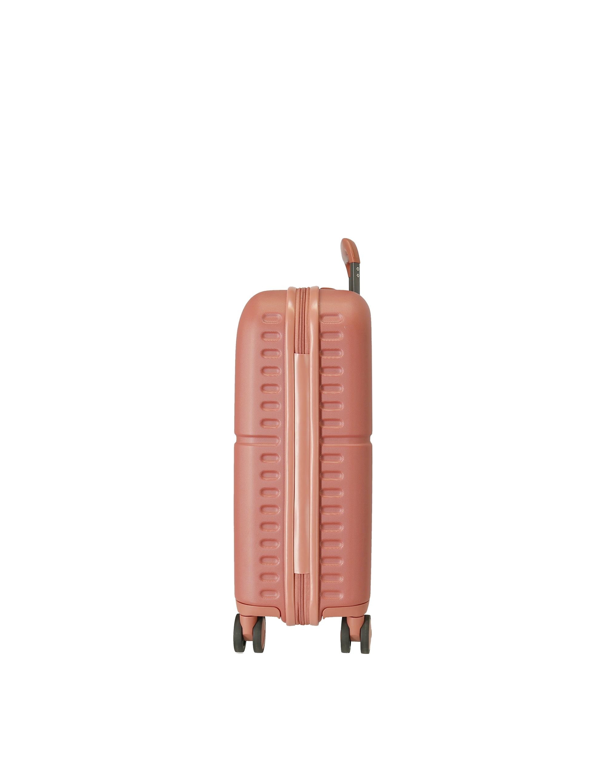 Mala de Cabine Chest Rígida com Capacidade de 37l Castanho-4