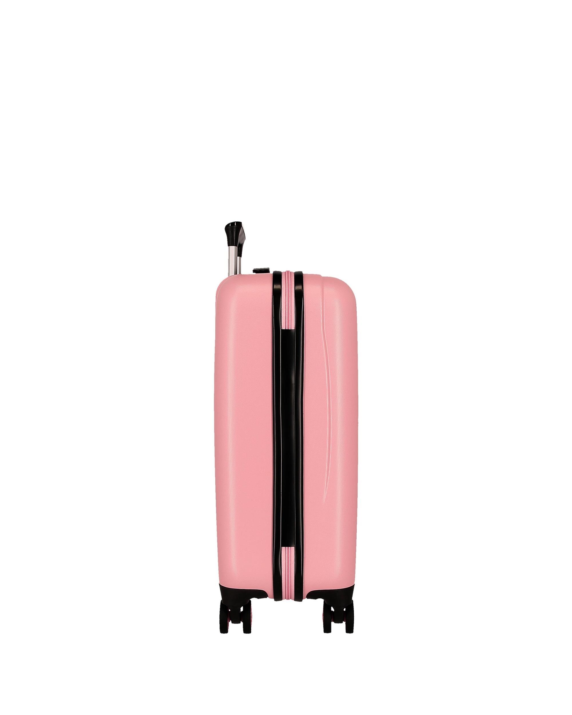 Mala de Cabine Mickey Outline Rígida com Capacidade de 34l Rosa-4