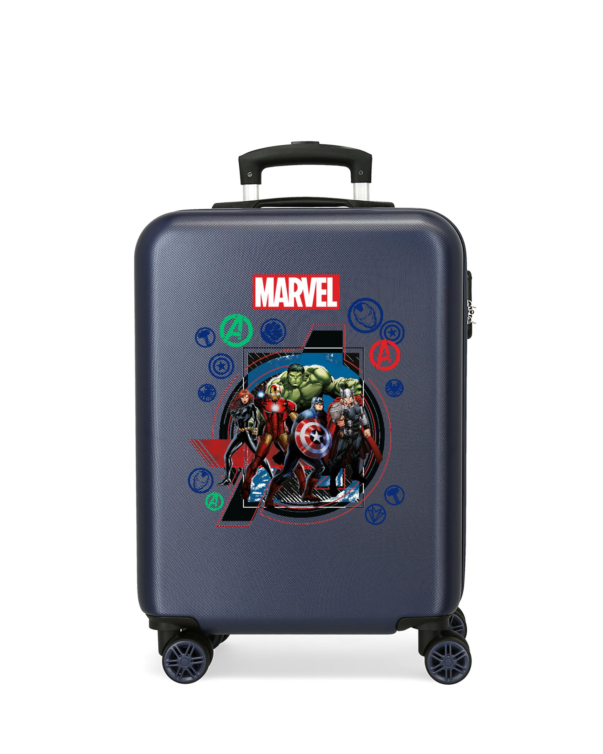 Mala de Cabine 55cm Marvel Marvel On The Warpath Abs com Capacidade de 41,8l Azul-1