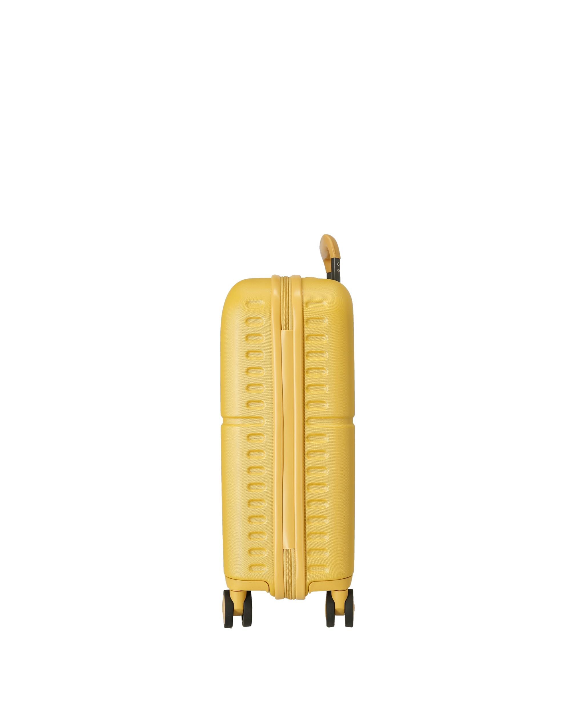 Mala de Cabine Highlight Rígida com Capacidade de 37l Amarelo-4