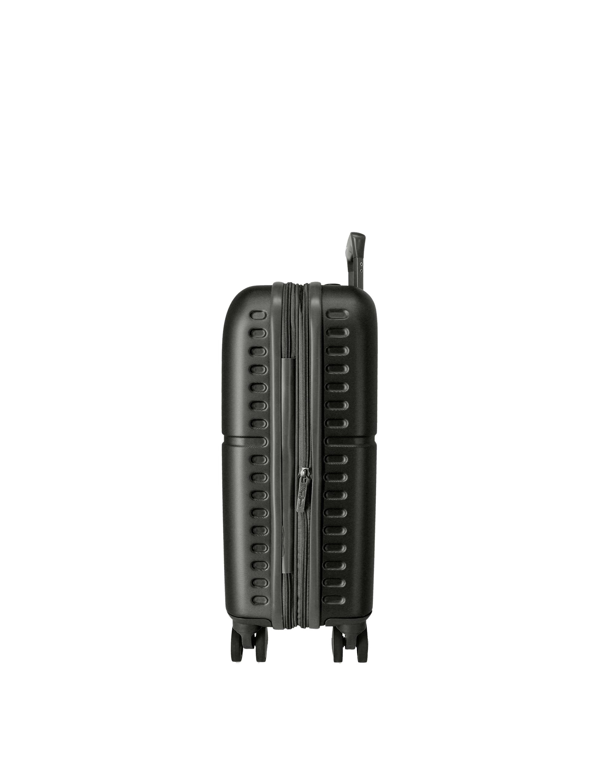 Mala de Cabine Highlight Rígida Expansível com Capacidade de 37l Preto-4