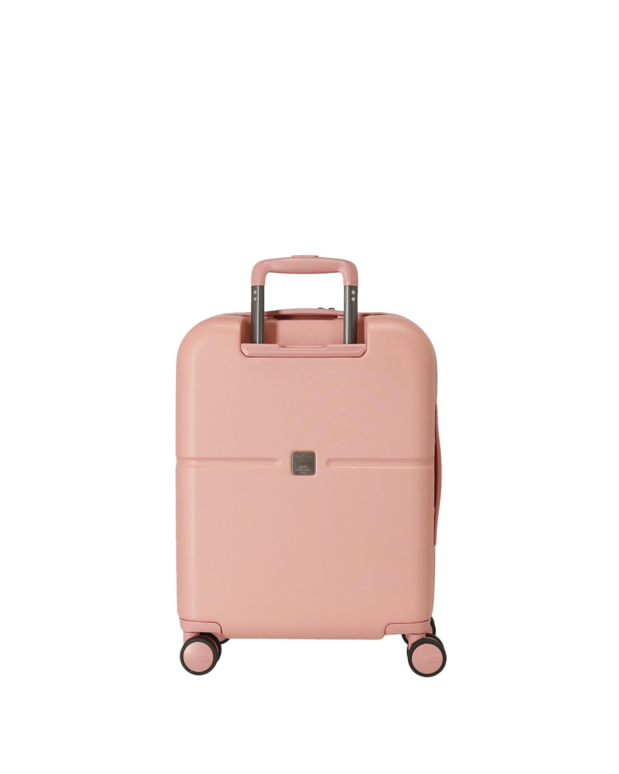Mala de Cabine Highlight Rígida com Capacidade de 37l Rosa-pastilha-3