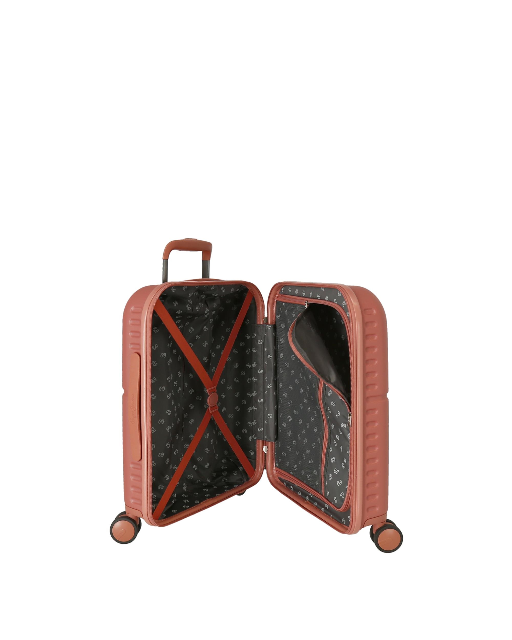 Mala de Cabine Highlight Rígida com Capacidade de 37l Vermelho-telha-5
