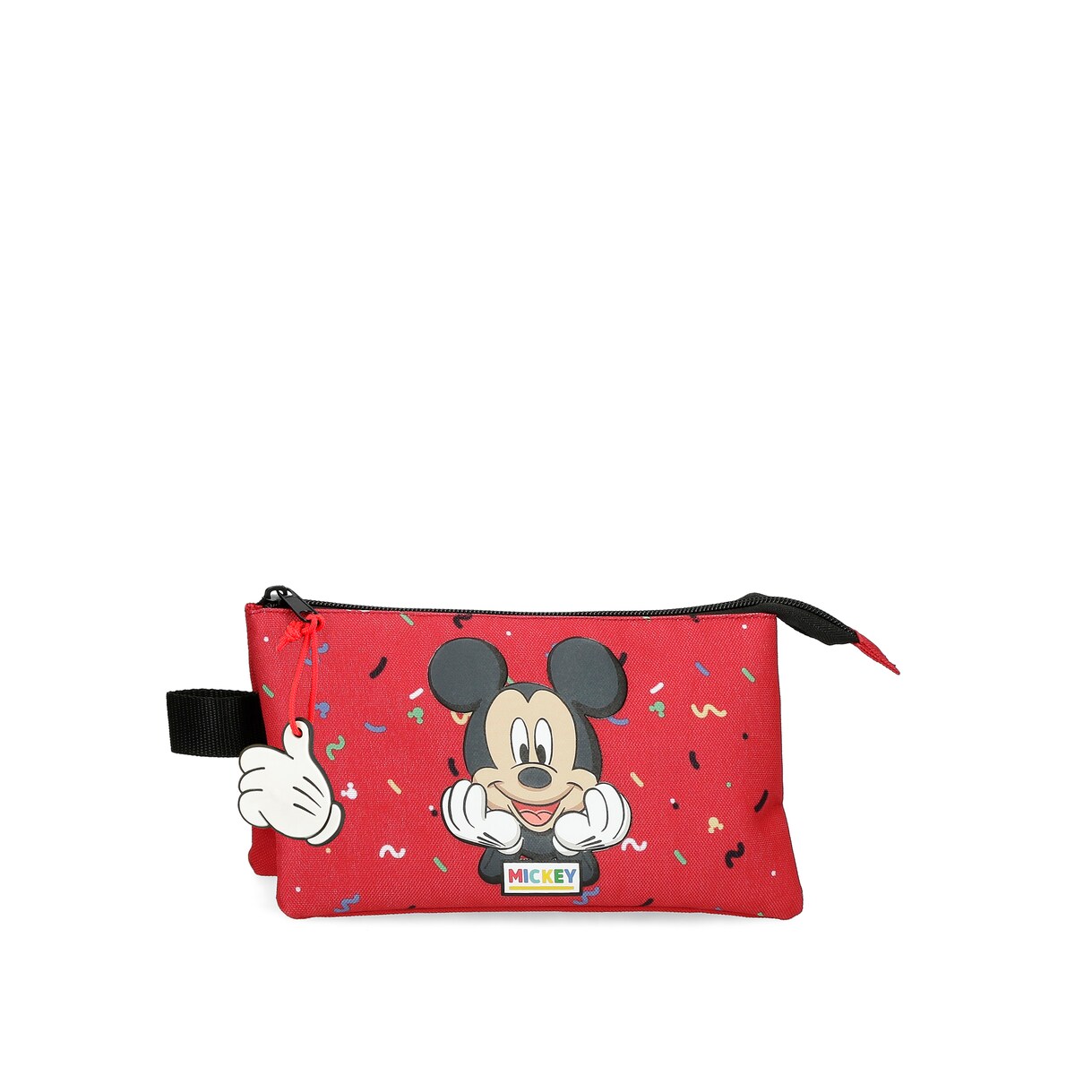 Porta-objetos Disney It´s a Mickey Thing com Triplo Compartimento Vermelho-1